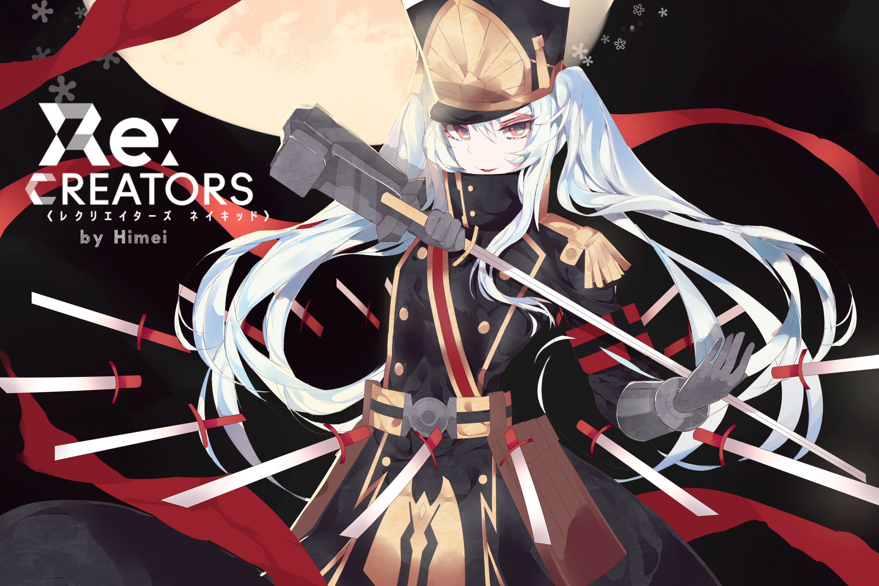 Laden Sie das Animes, Re: Creators, Gunpuku No Himegimi-Bild kostenlos auf Ihren PC-Desktop herunter