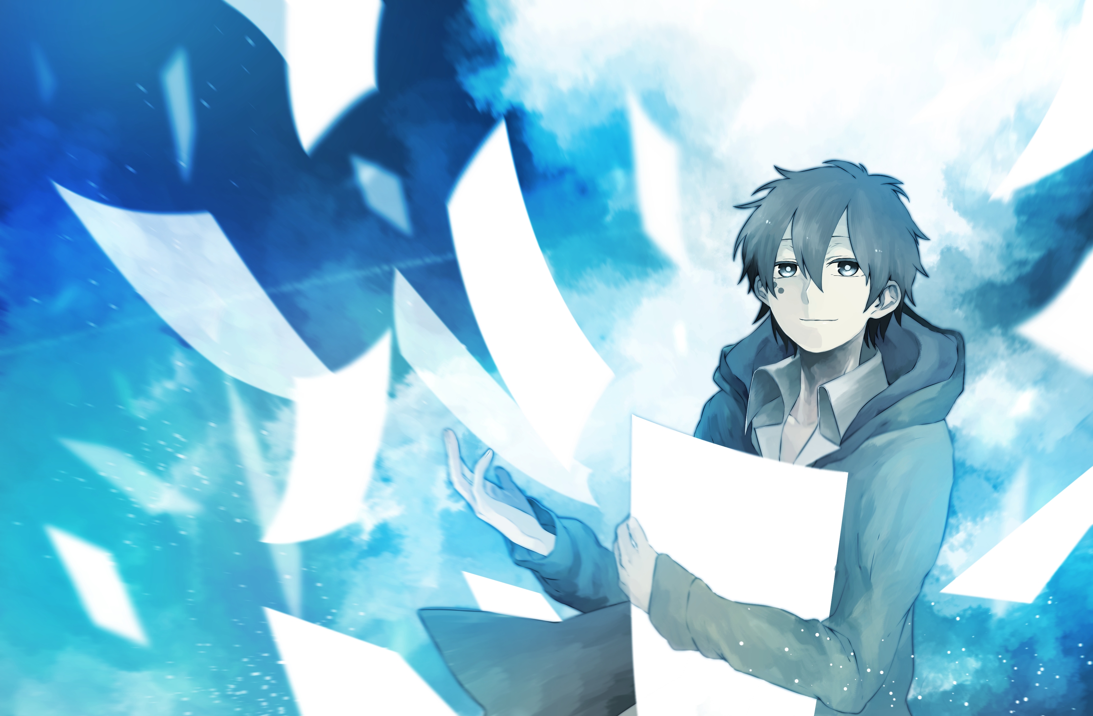 Download mobile wallpaper Anime, Sky, Kagerou Project for free.