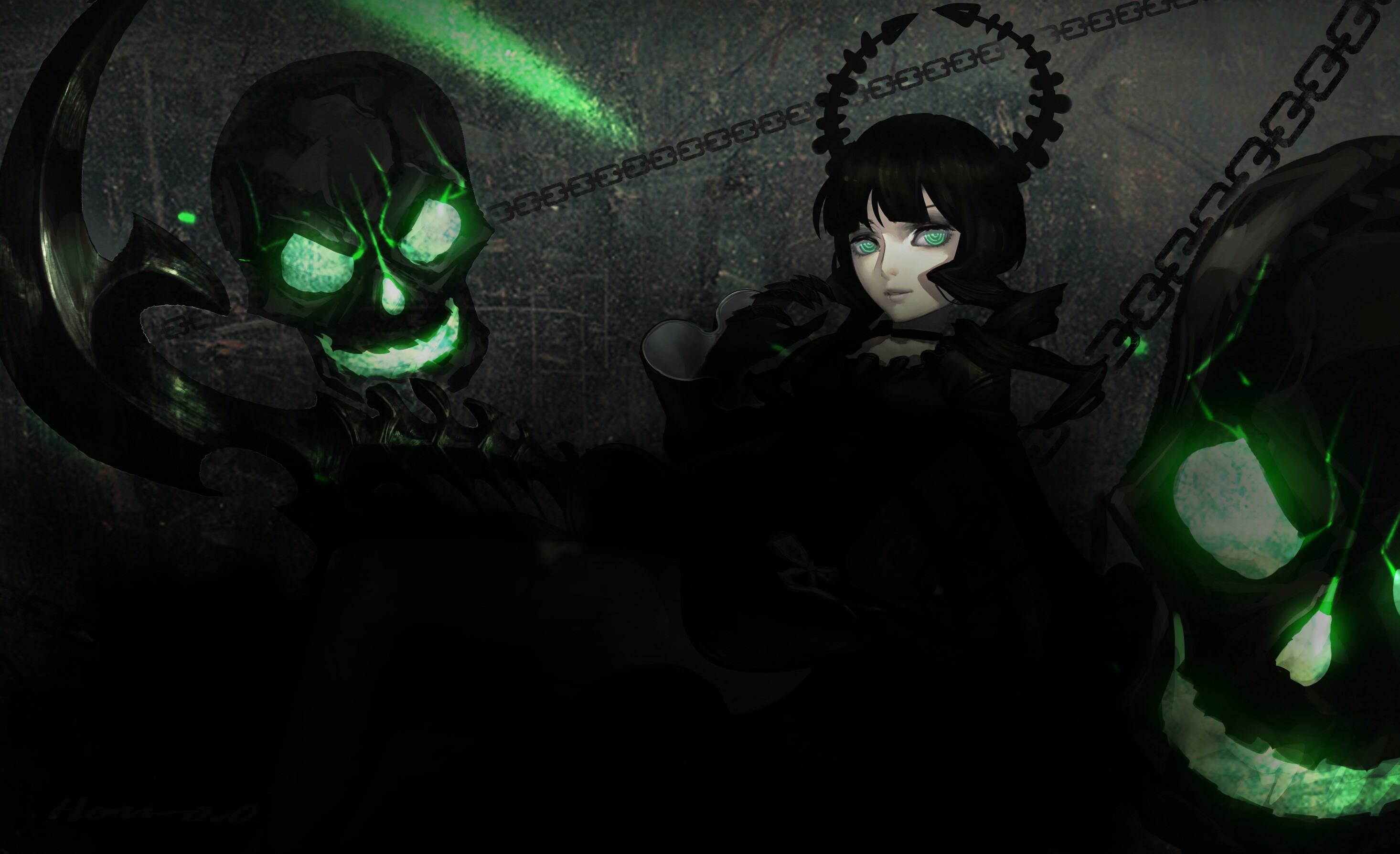 Download mobile wallpaper Anime, Black Rock Shooter, Dead Master (Black Rock Shooter) for free.