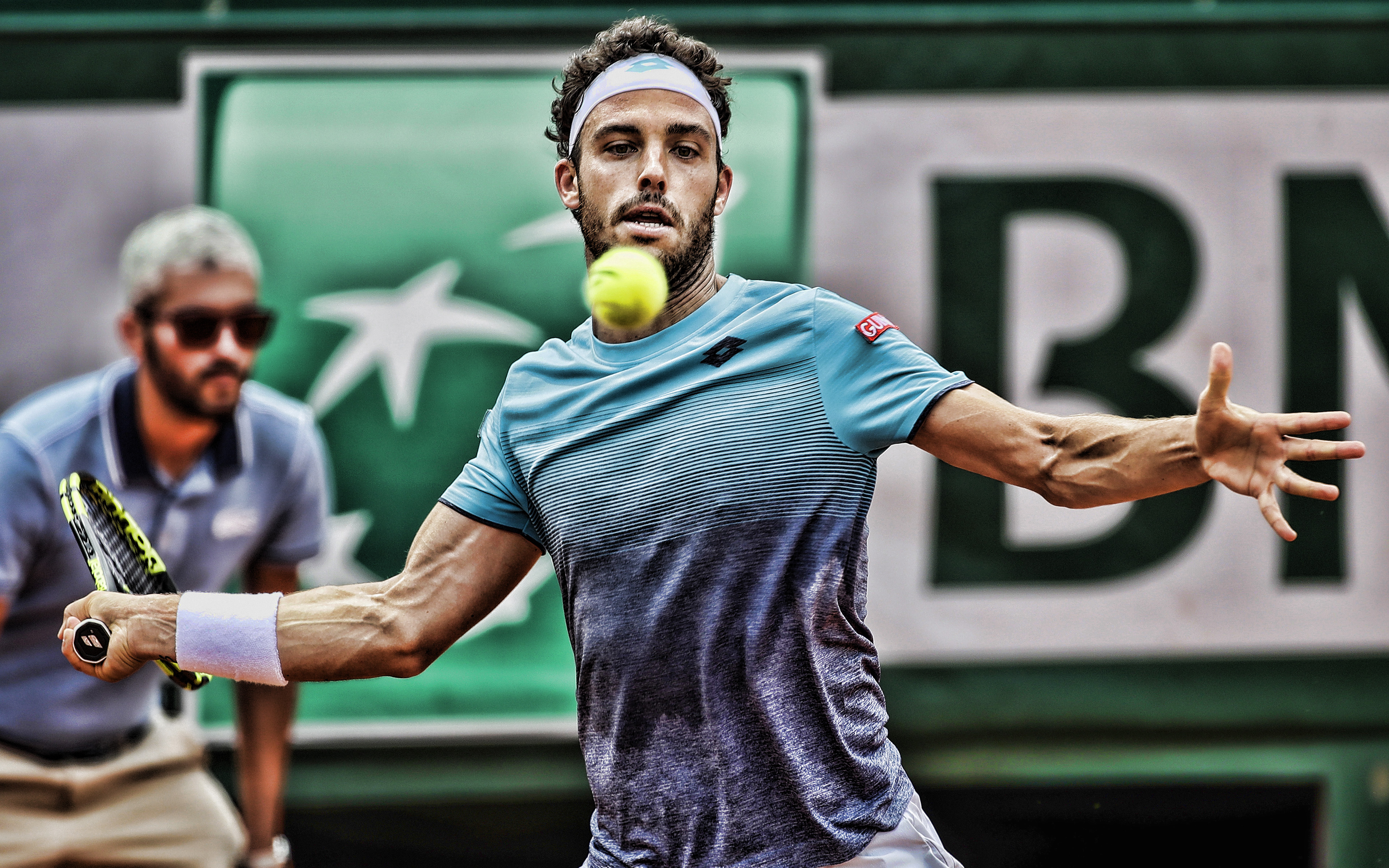 Download mobile wallpaper Sports, Tennis, Italian, Marco Cecchinato for free.