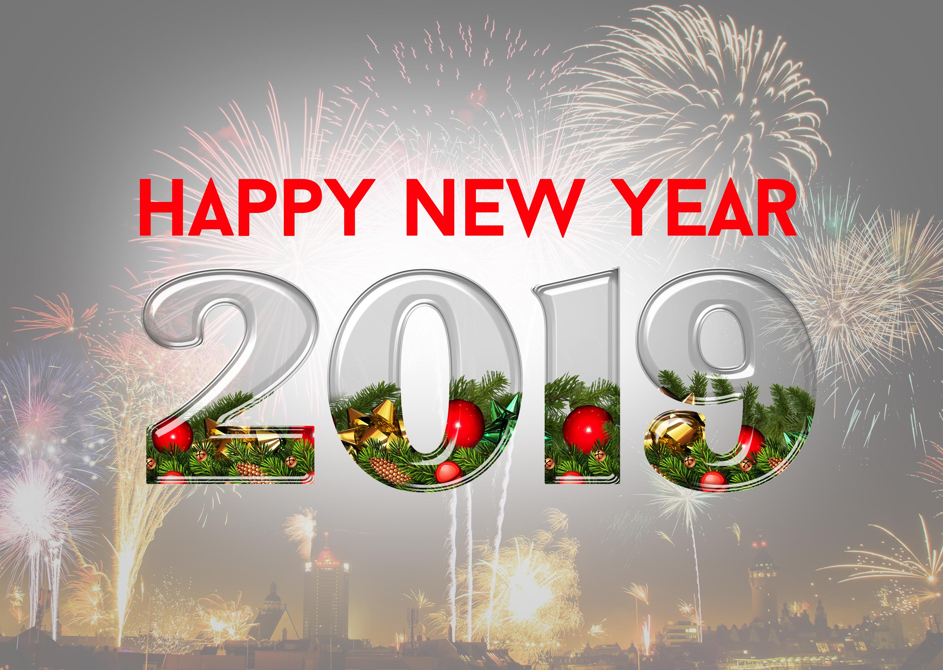 Baixe gratuitamente a imagem Fogos De Artifício, Feriados, Feliz Ano Novo, Ano Novo 2019 na área de trabalho do seu PC