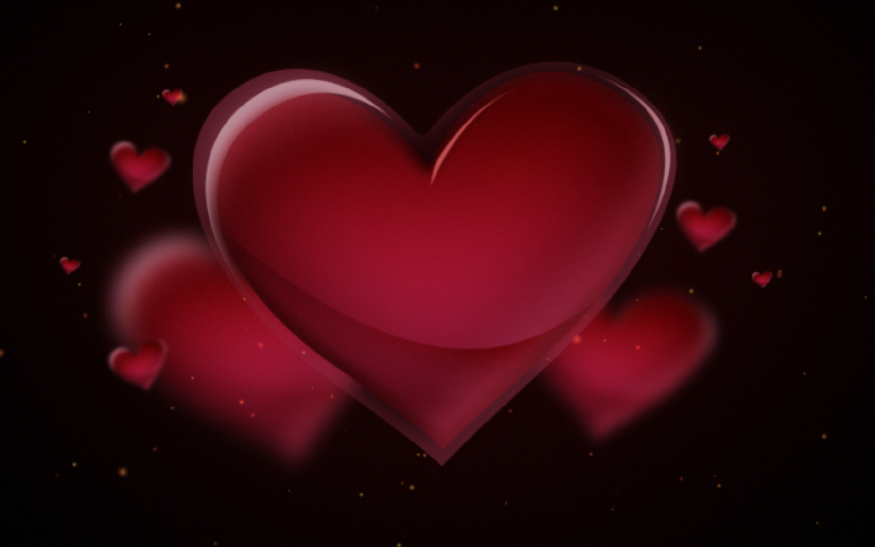 Скачать обои бесплатно Любовь, Красный, Сердце, День Святого Валентина, Художественные картинка на рабочий стол ПК