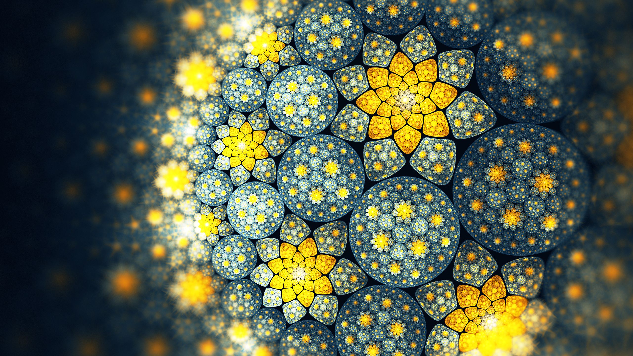 Download mobile wallpaper Abstract, Flower, Fractal, Colors for free.