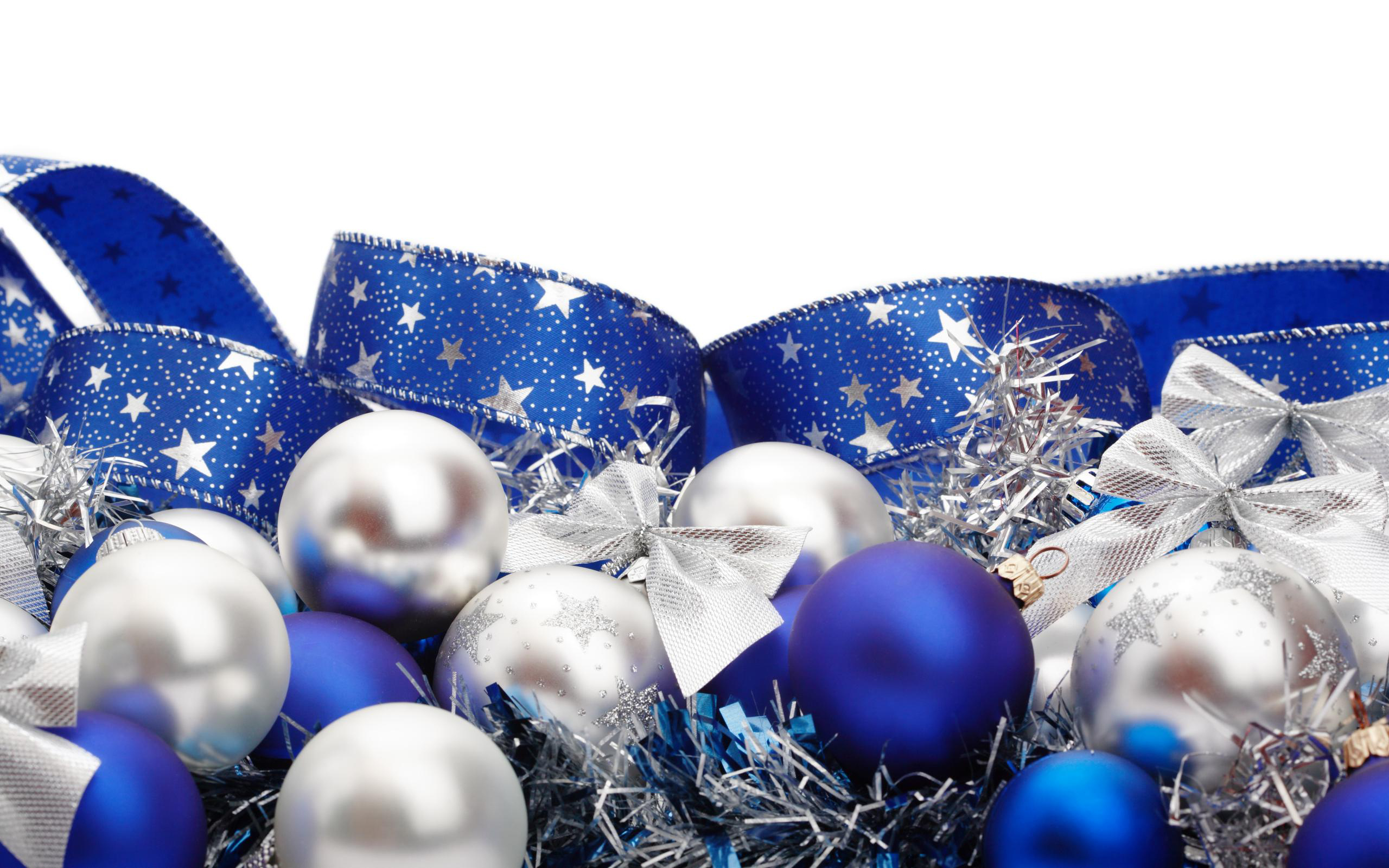 PCデスクトップにクリスマス, 青い, リボン, クリスマスオーナメント, ホリデー画像を無料でダウンロード