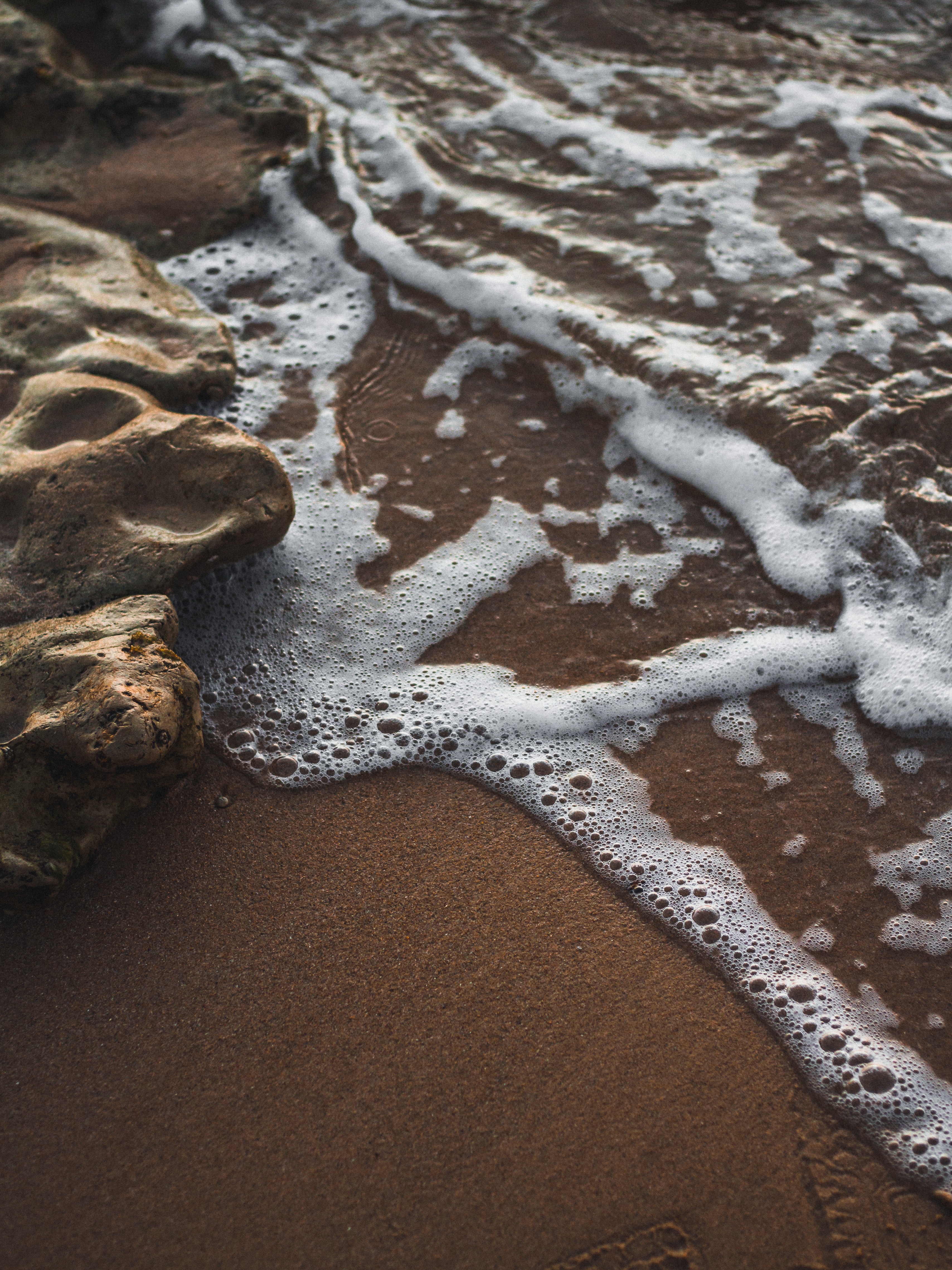 Free download wallpaper Sea, Rocks, Coast, Foam, Surf, Nature on your PC desktop