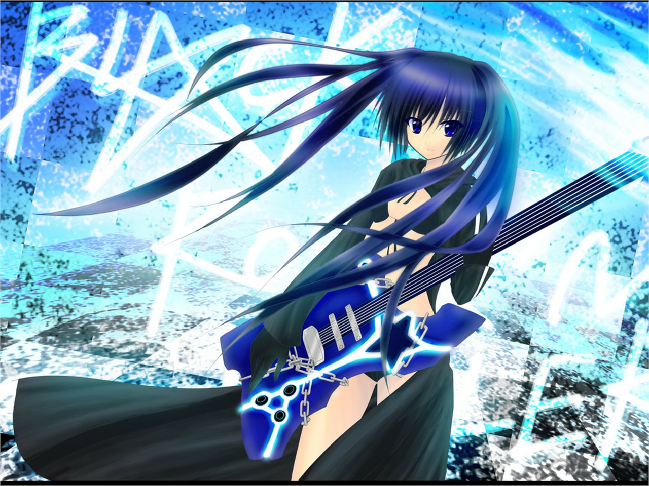 Free download wallpaper Anime, Black Rock Shooter on your PC desktop