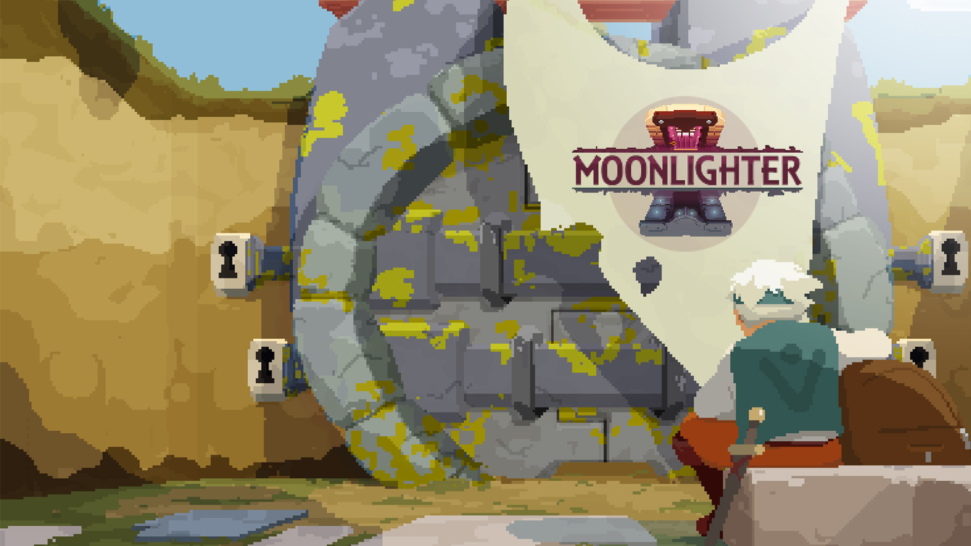Handy-Wallpaper Computerspiele, Moonlighter kostenlos herunterladen.