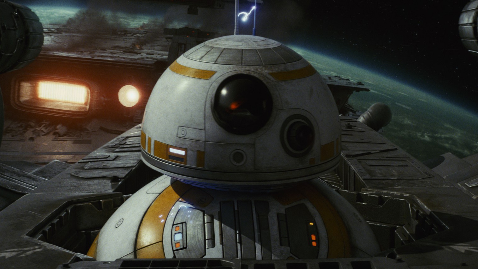 movie, star wars: the last jedi, bb 8, robot, space, star wars