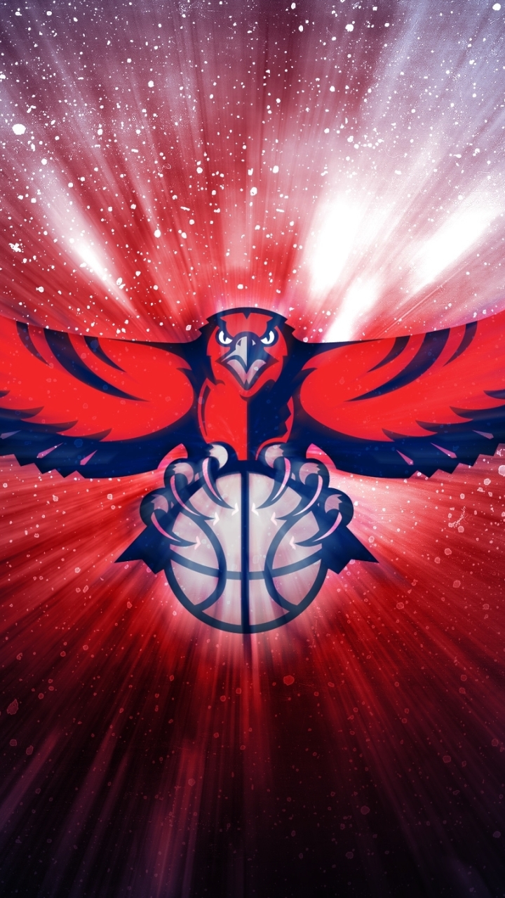 Handy-Wallpaper Sport, Basketball, Logo, Nba, Atlanta Hawks kostenlos herunterladen.