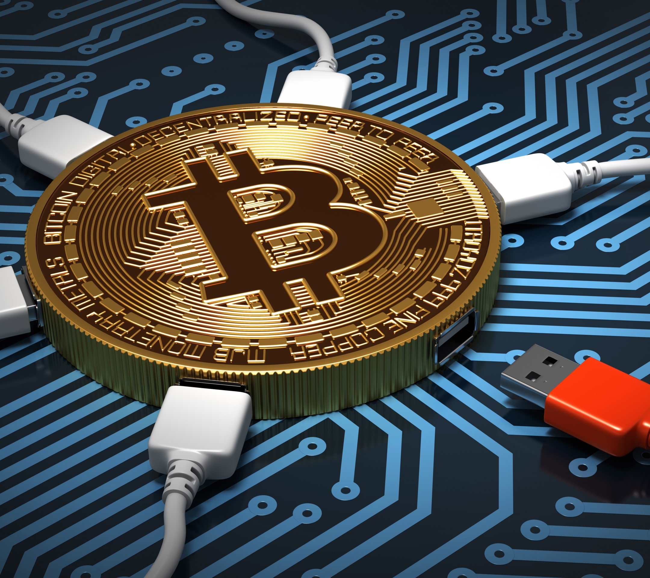 Free download wallpaper Money, Technology, Bitcoin on your PC desktop