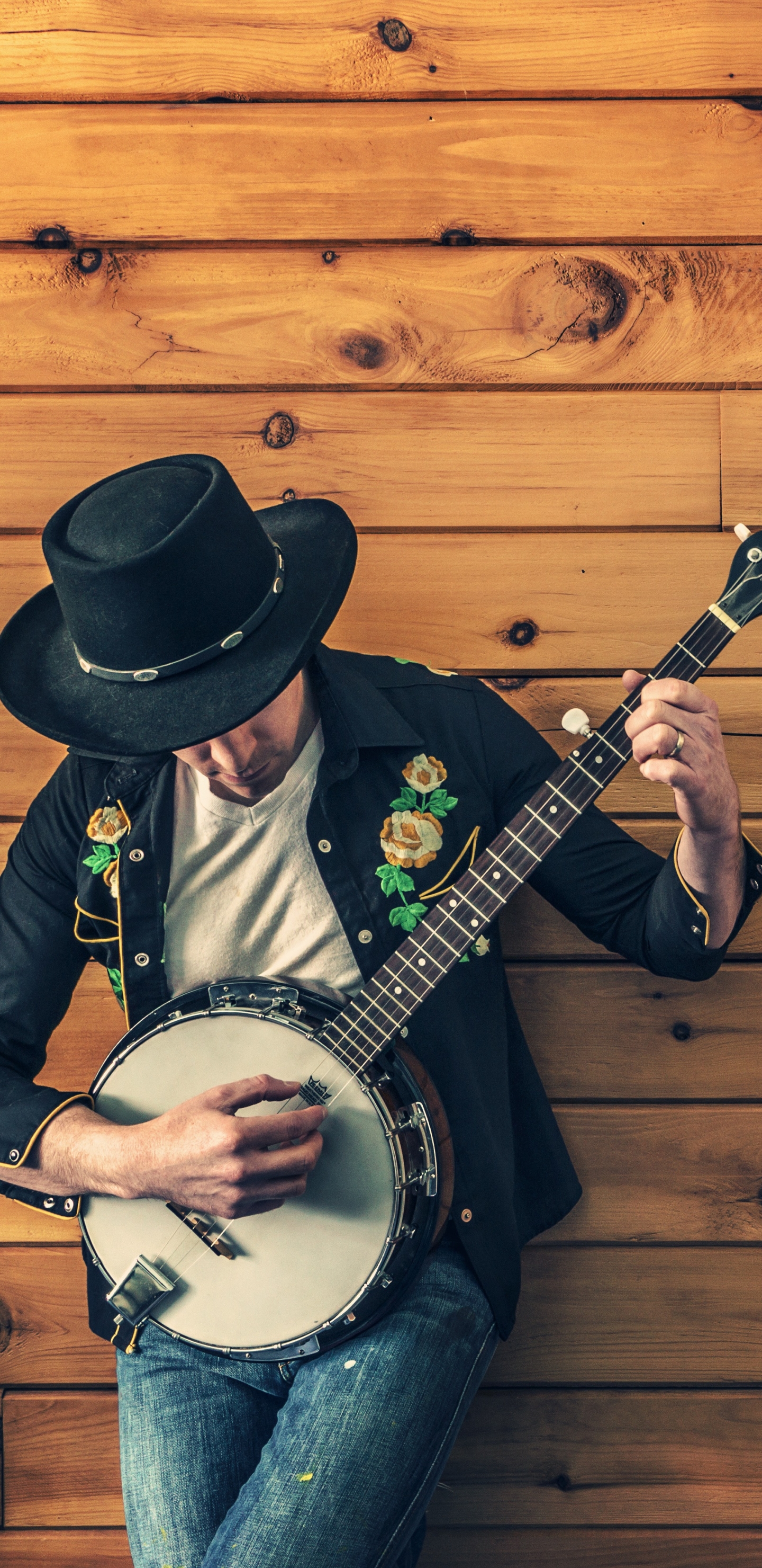 banjo, music, musician
