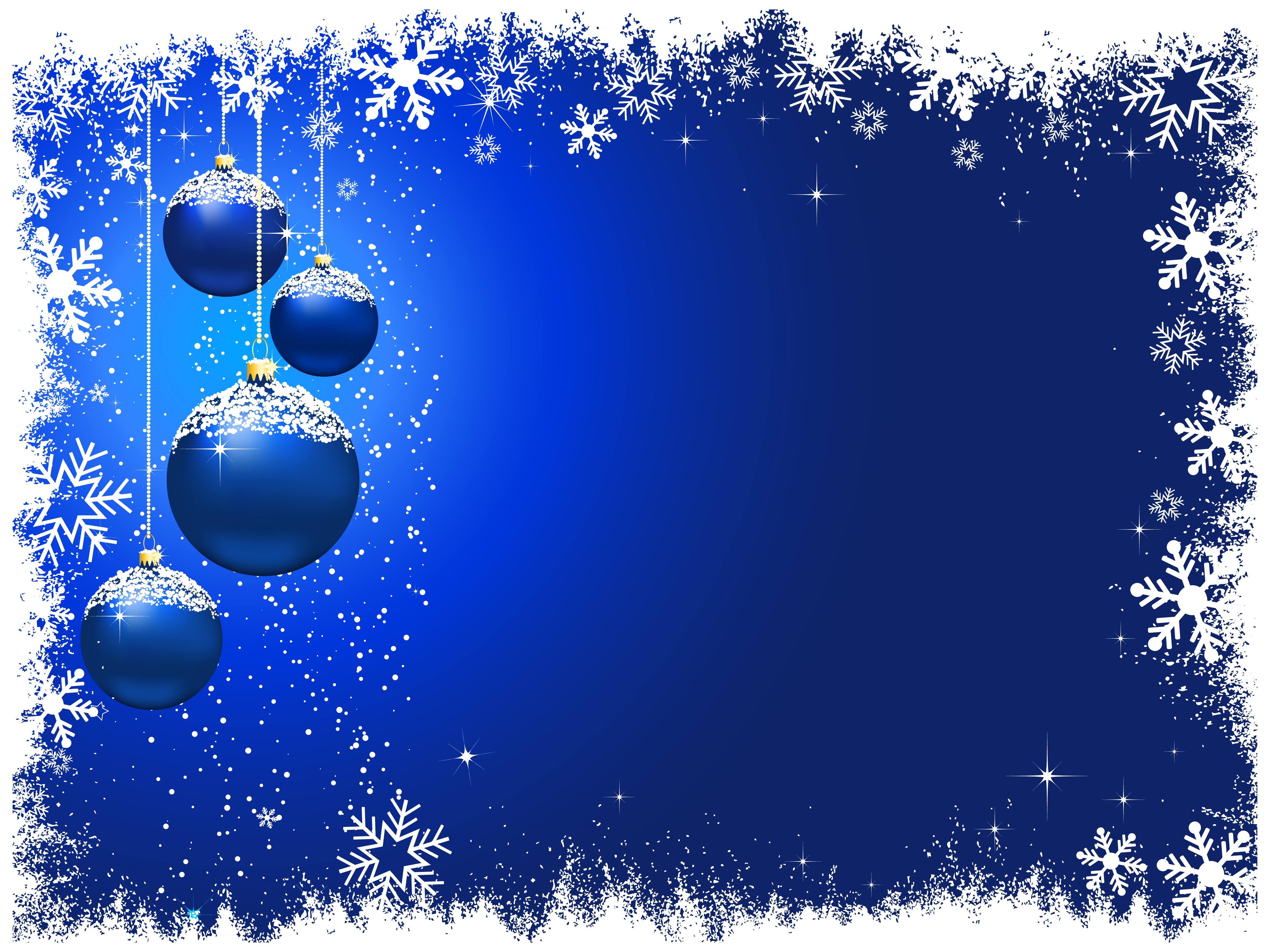 Скачать картинку Зима, Снежинки, Рождество, Синий, Праздничные, Безделушка в телефон бесплатно.
