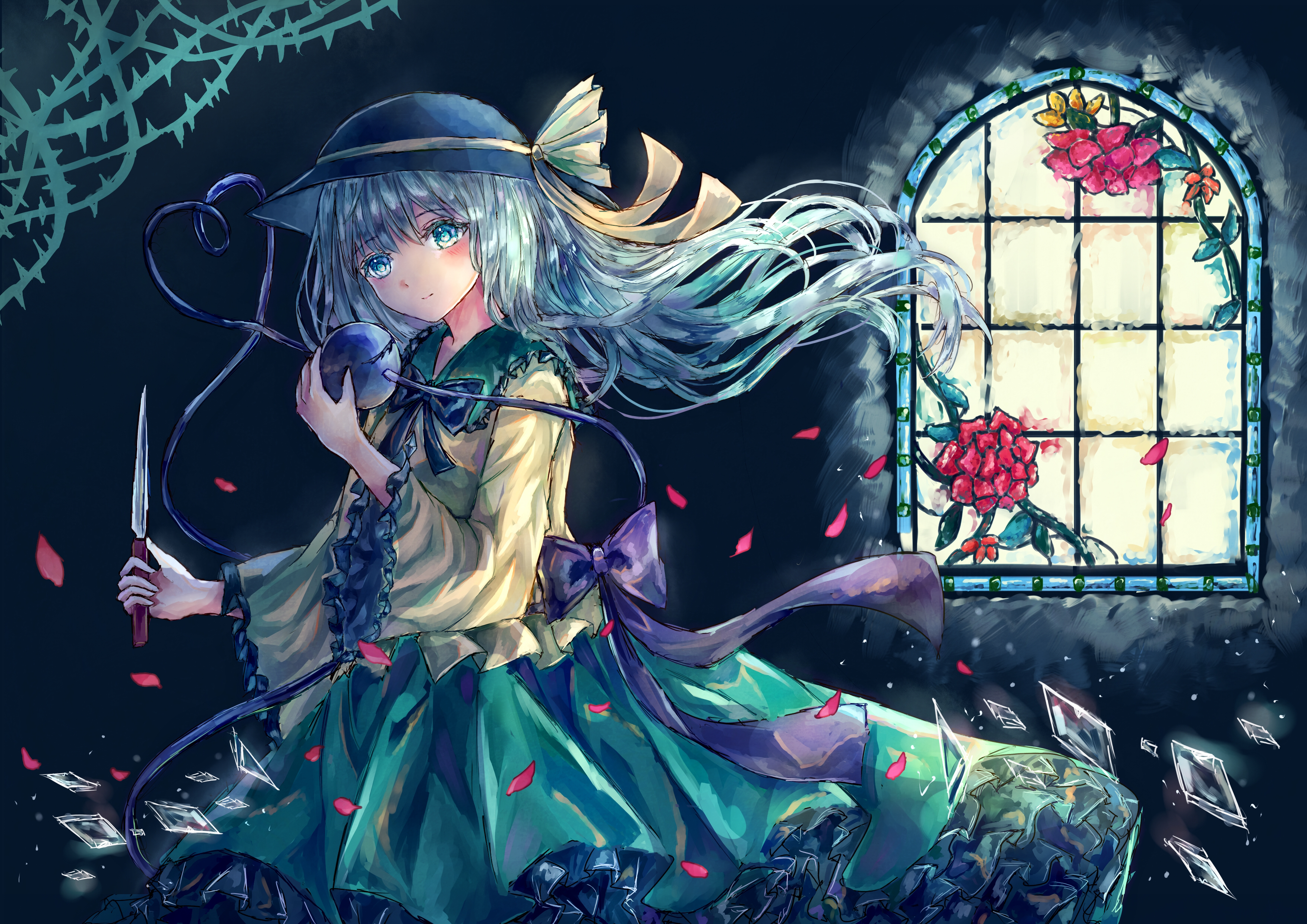 Free download wallpaper Anime, Touhou, Koishi Komeiji on your PC desktop