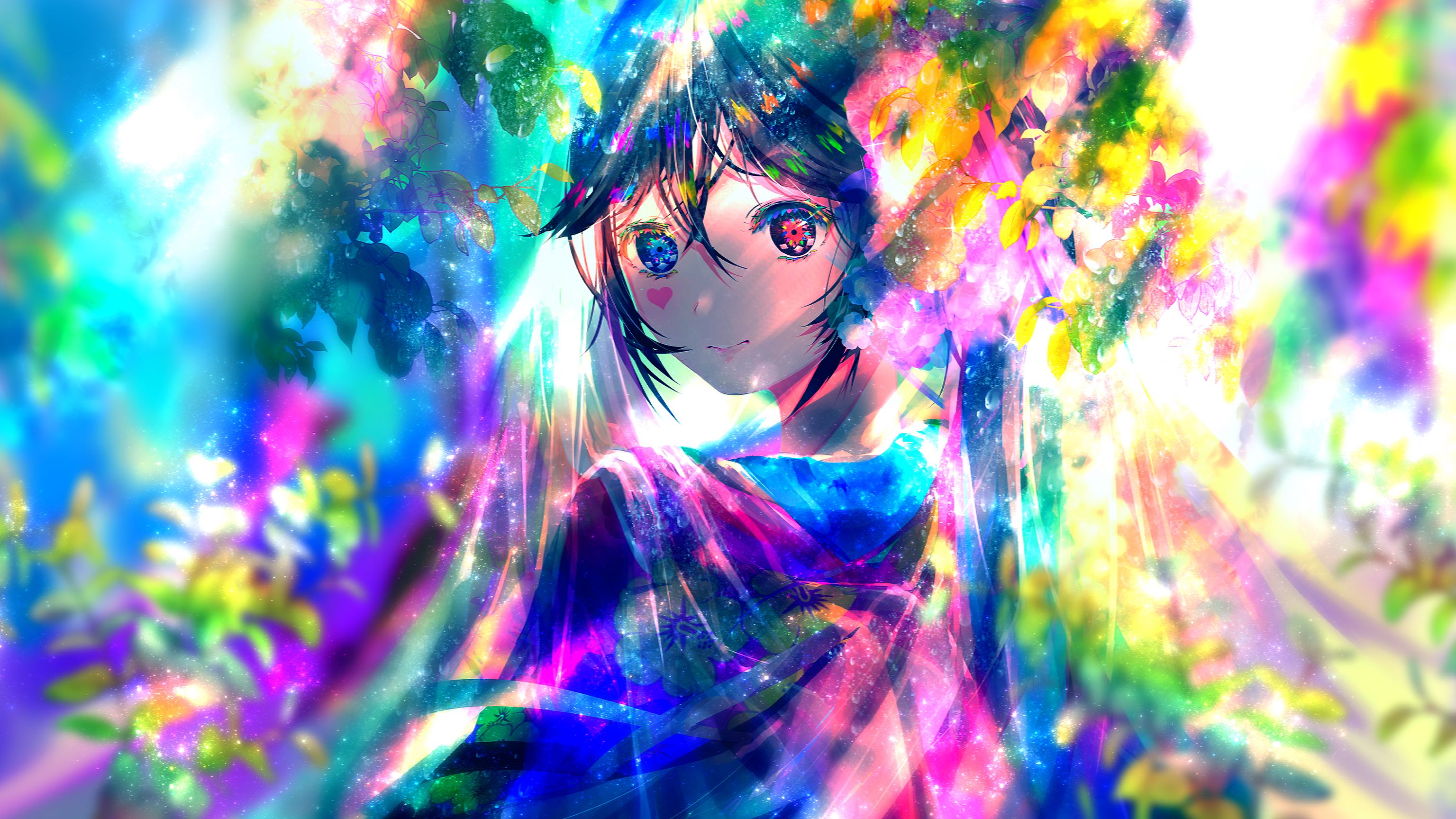 Baixe gratuitamente a imagem Anime, Garota, Colorido na área de trabalho do seu PC
