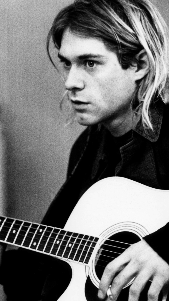 Descarga gratuita de fondo de pantalla para móvil de Música, Kurt Cobain.