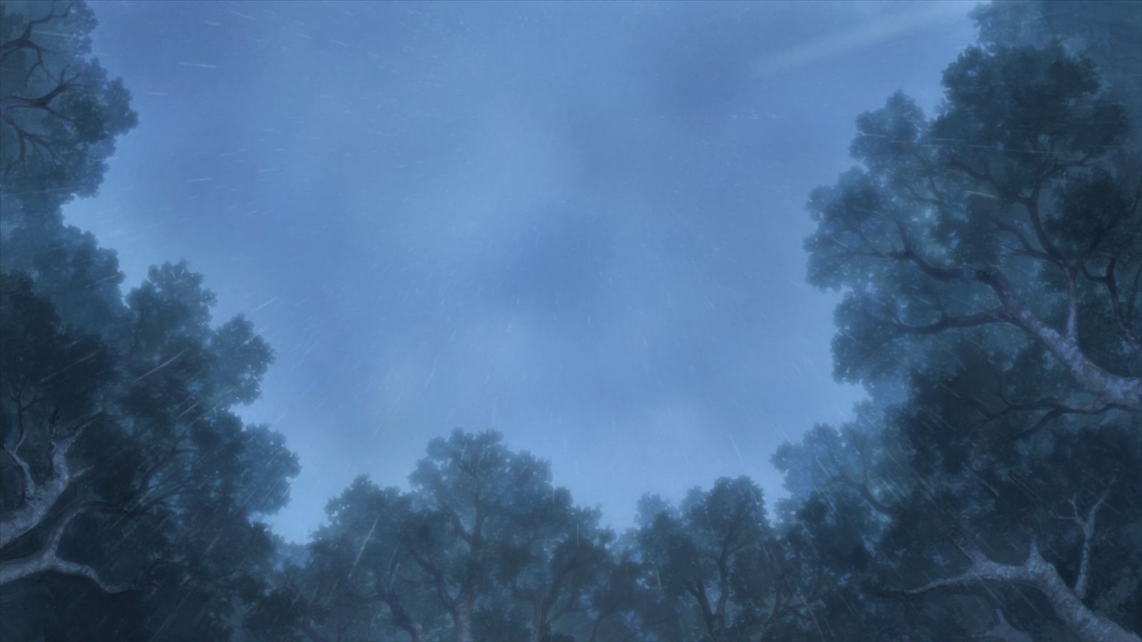 Download mobile wallpaper Anime, Rain, Forest, Wolf Children for free.