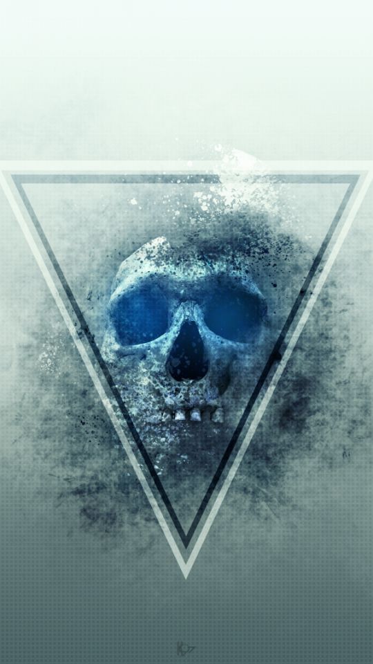 Download mobile wallpaper Dark, Skull for free.