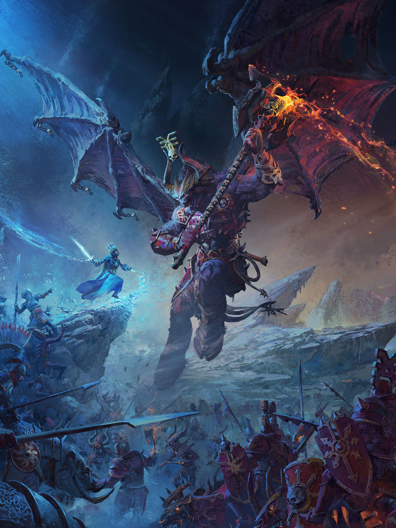 Descarga gratuita de fondo de pantalla para móvil de Videojuego, Guerra Total, Total War: Warhammer Iii.