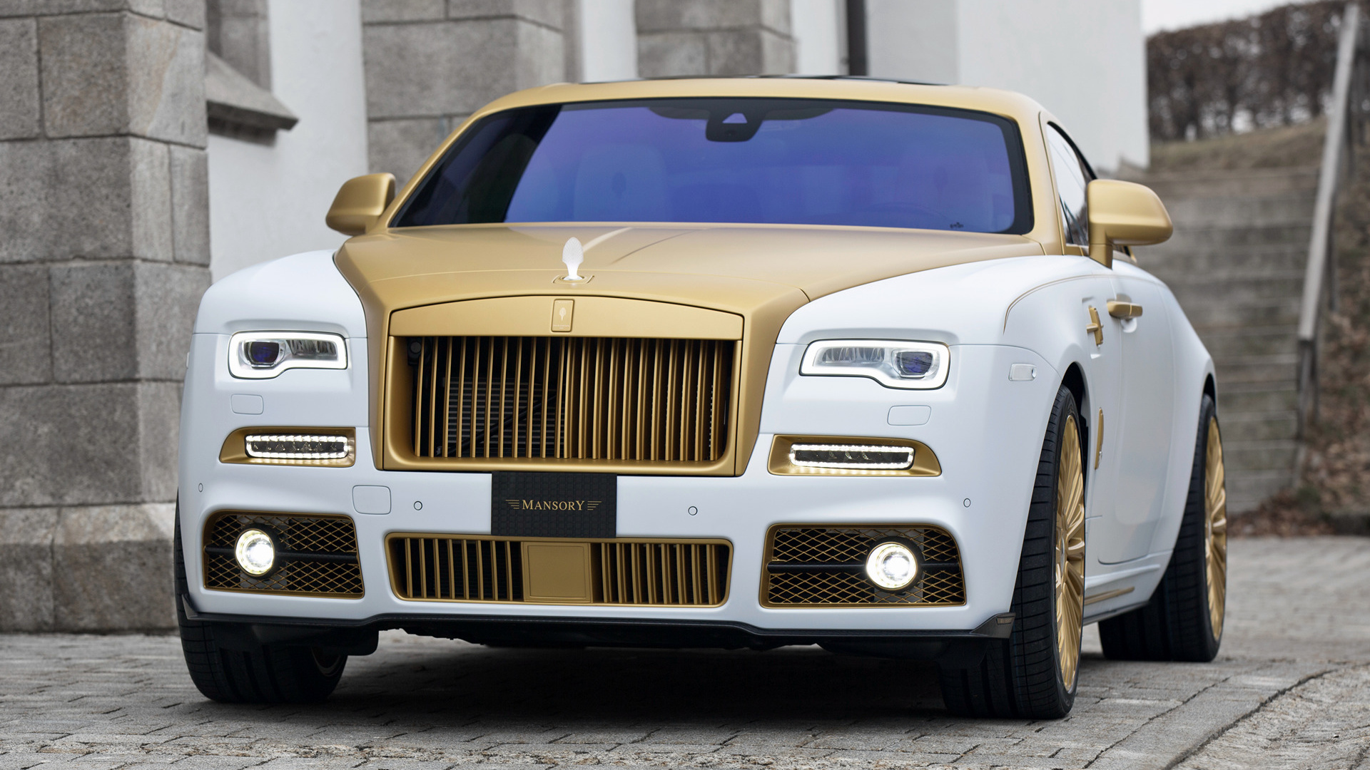 Скачать обои Rolls Royce Wraith Palm Edition 999 От Mansory на телефон бесплатно