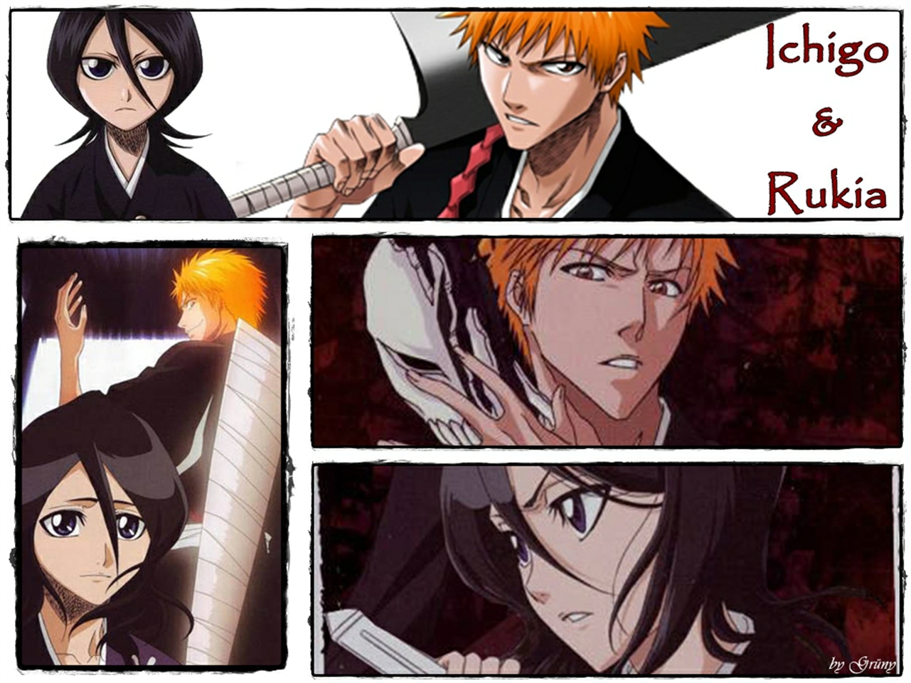 Baixe gratuitamente a imagem Anime, Alvejante, Rukia Kuchiki, Ichigo Kurosaki na área de trabalho do seu PC