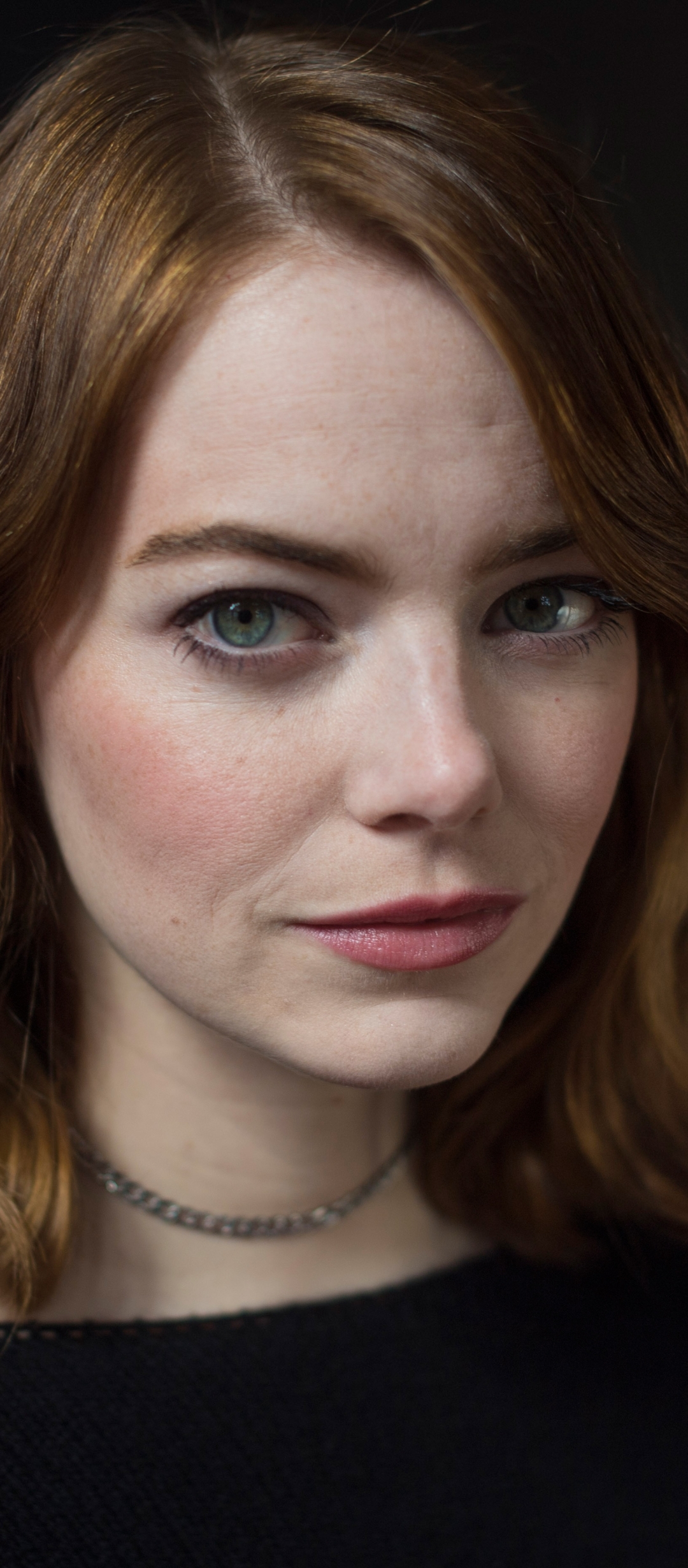 Download mobile wallpaper Emma Stone, Redhead, Face, Green Eyes, American, Celebrity, Actress for free.