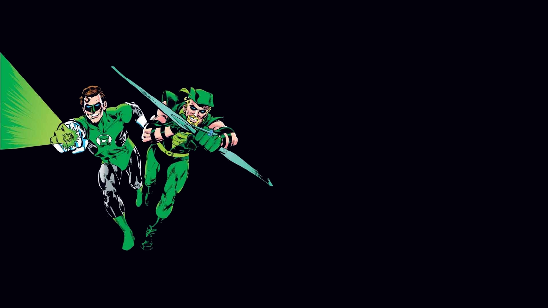 Free download wallpaper Green Lantern, Collage, Comics, Green Arrow on your PC desktop