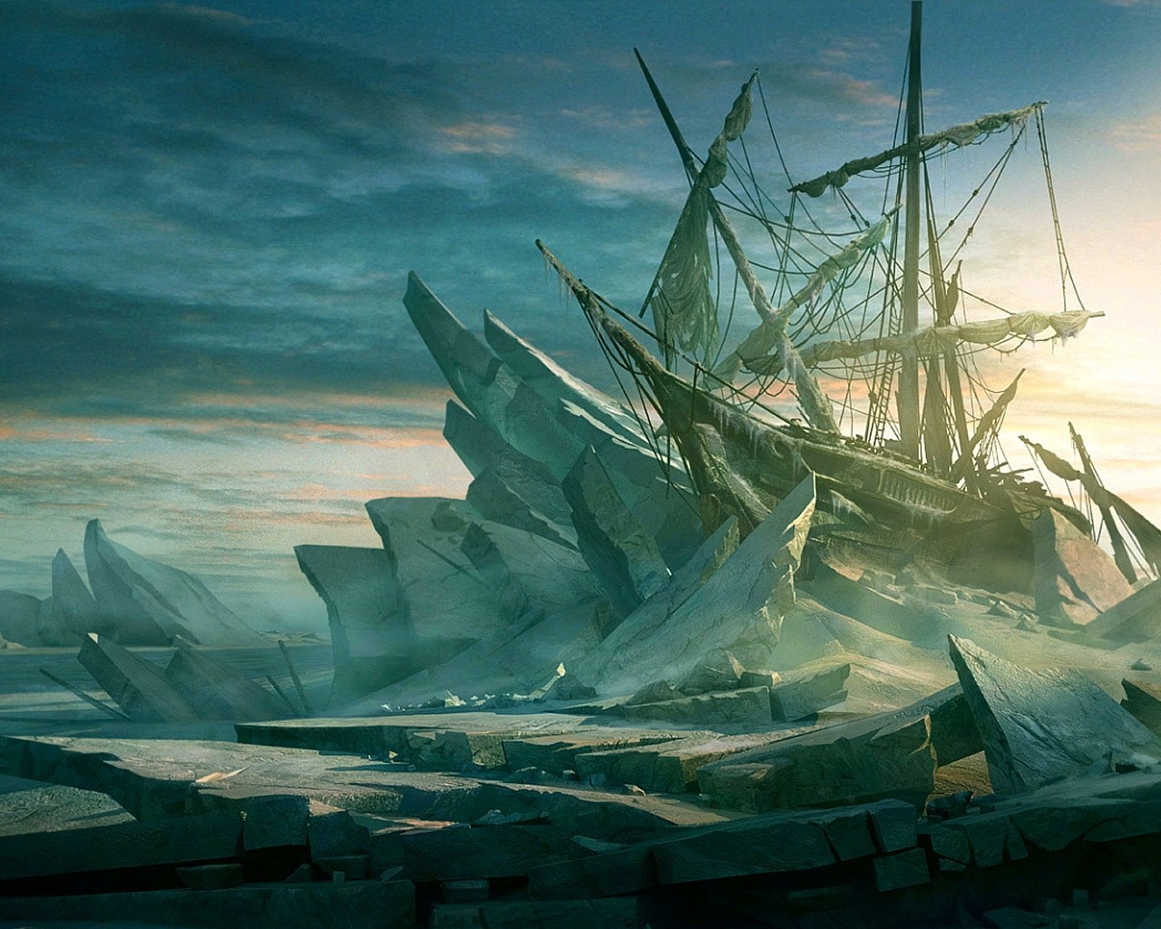 Download mobile wallpaper Fantasy, Ship for free.