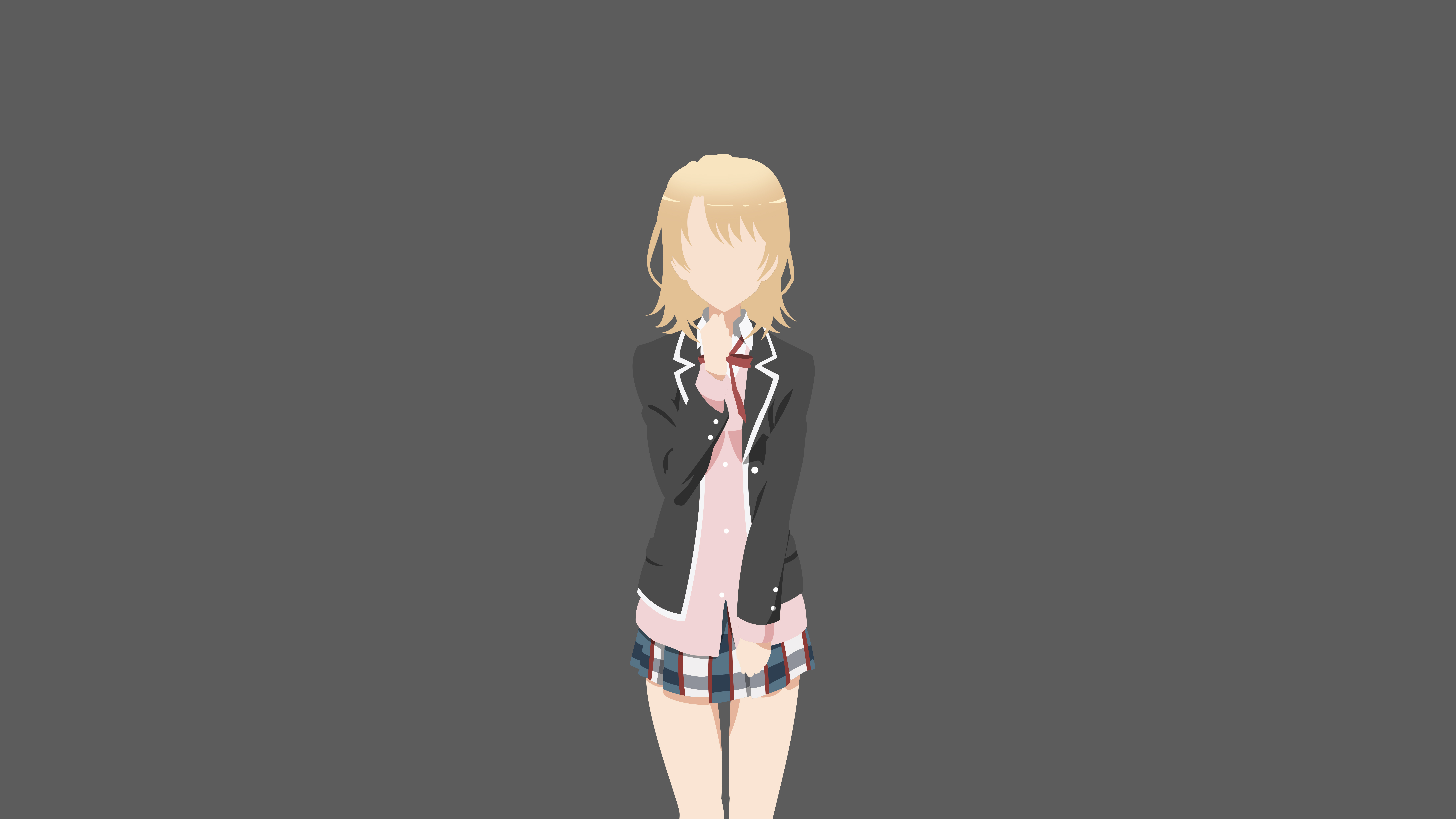 Descarga gratuita de fondo de pantalla para móvil de Animado, Minimalista, Yahari Ore No Seishun Love Come Wa Machigatteiru, Iroha Ishiki.