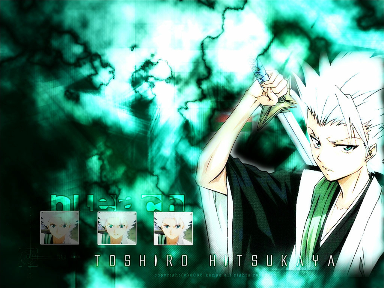 Handy-Wallpaper Bleach, Animes, Tōshirō Hitsugaya kostenlos herunterladen.