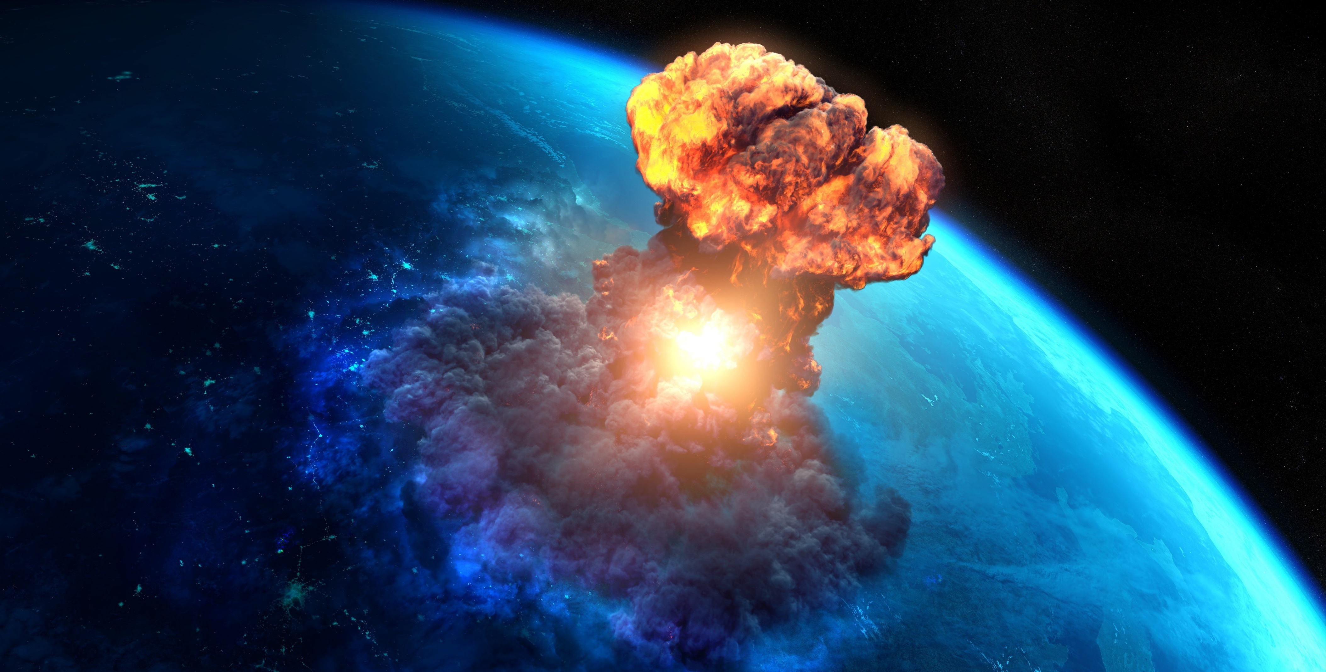Download mobile wallpaper Planet, Explosion, Sci Fi, Apocalyptic for free.