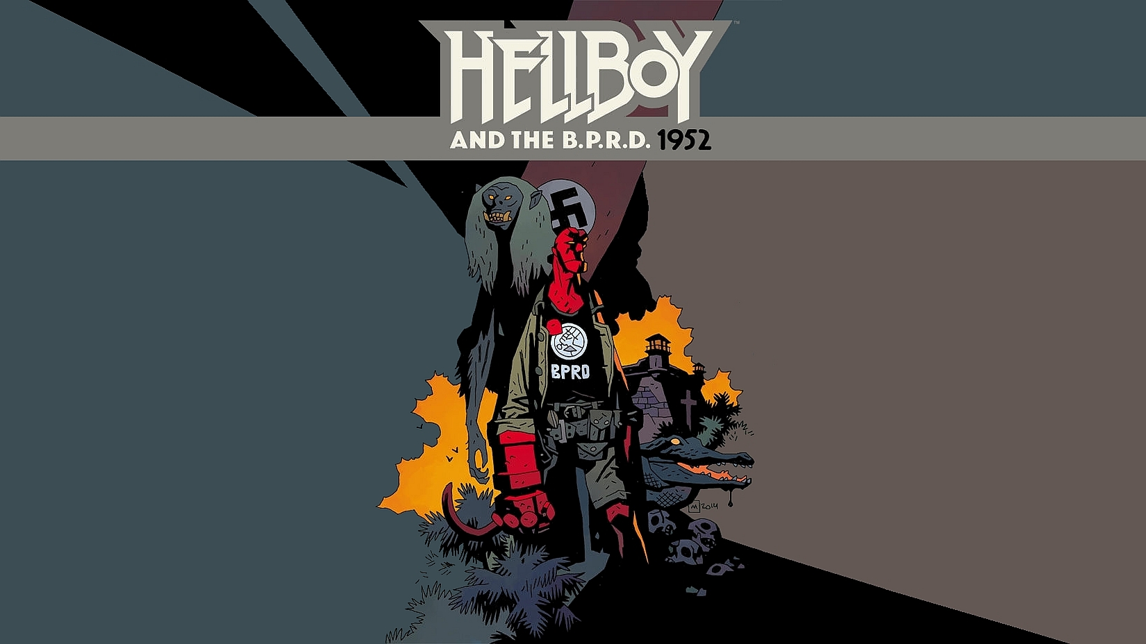 Laden Sie das Hellboy Call Of Darkness, Comics-Bild kostenlos auf Ihren PC-Desktop herunter