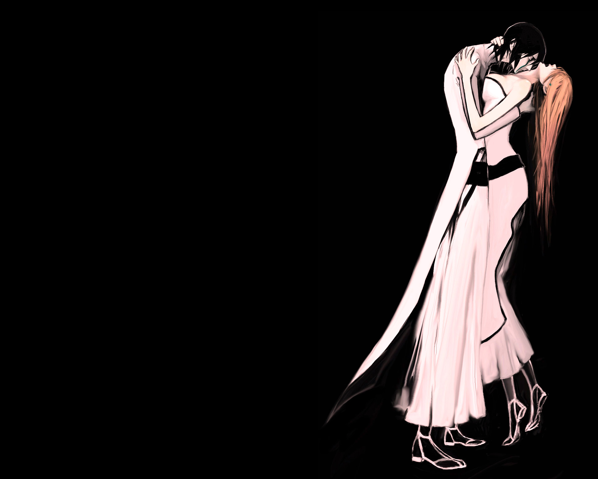 Download mobile wallpaper Anime, Bleach, Orihime Inoue, Ulquiorra Cifer for free.