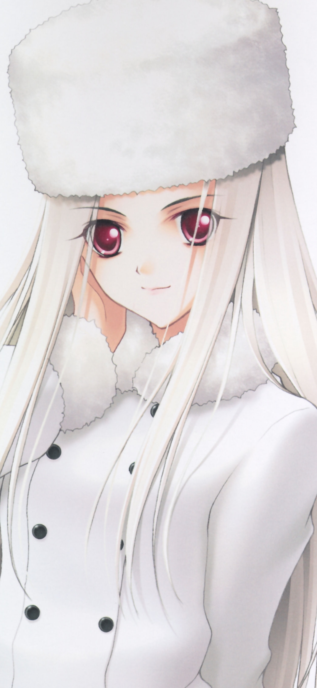 Handy-Wallpaper Hut, Animes, Weißes Haar, Fate/zero, Irisviel Von Einzbern, Schicksalsserie kostenlos herunterladen.