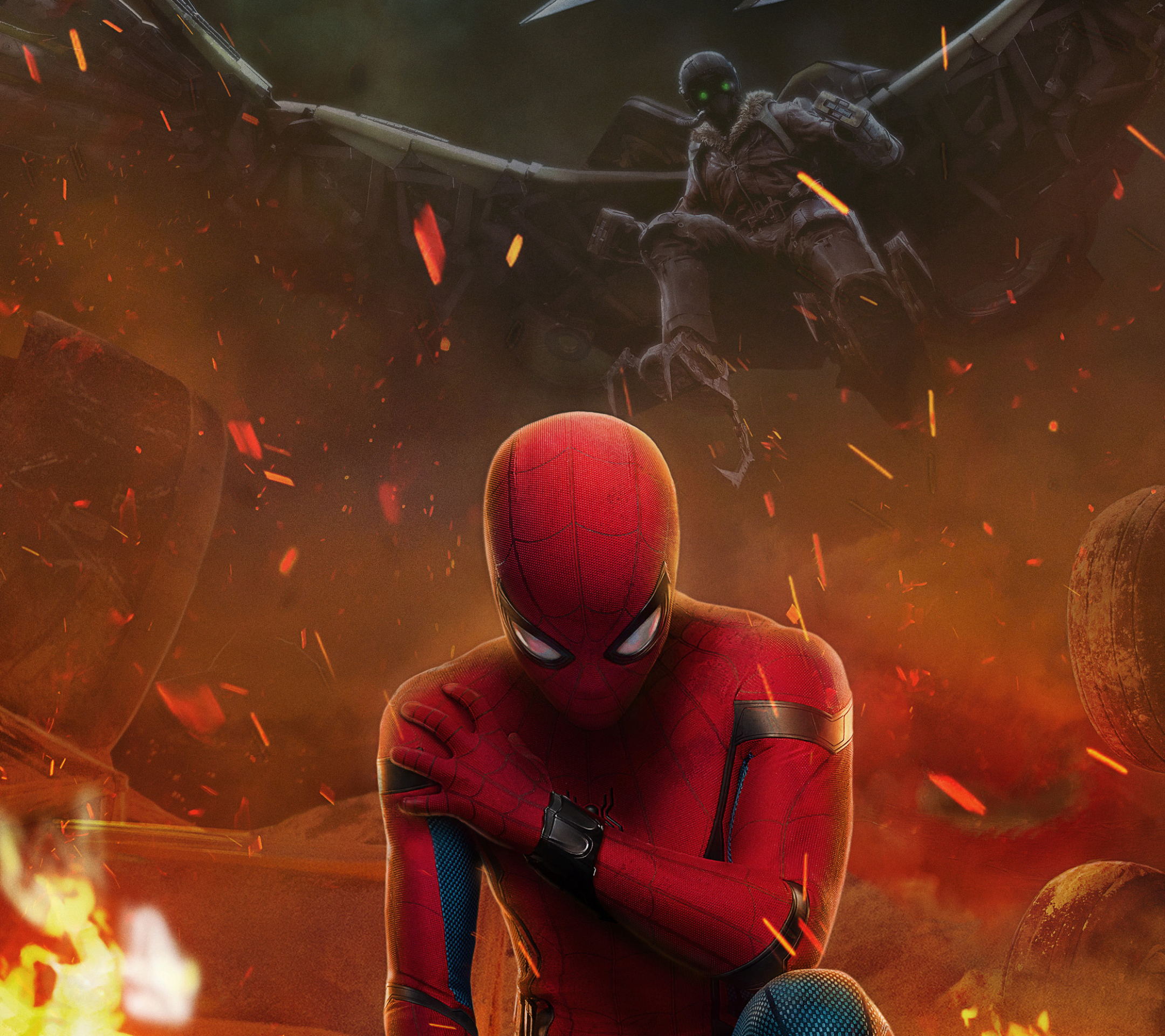 Free download wallpaper Spider Man, Movie, Vulture (Marvel Comics), Spider Man: Homecoming on your PC desktop