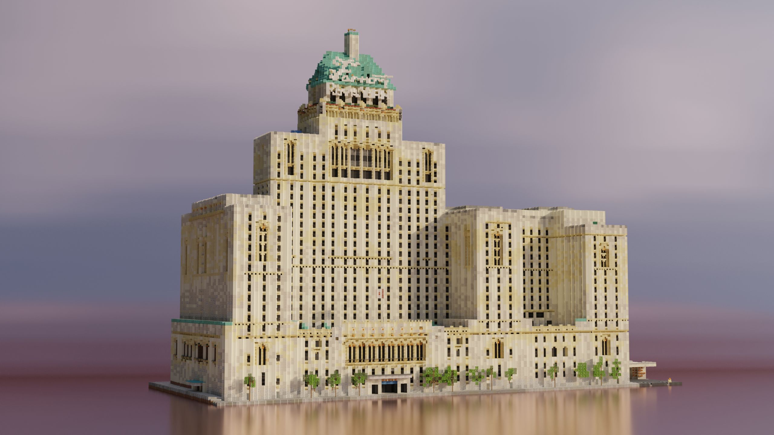 Baixe gratuitamente a imagem Minecraft, Construção, Toronto, Hotel, Videogame na área de trabalho do seu PC