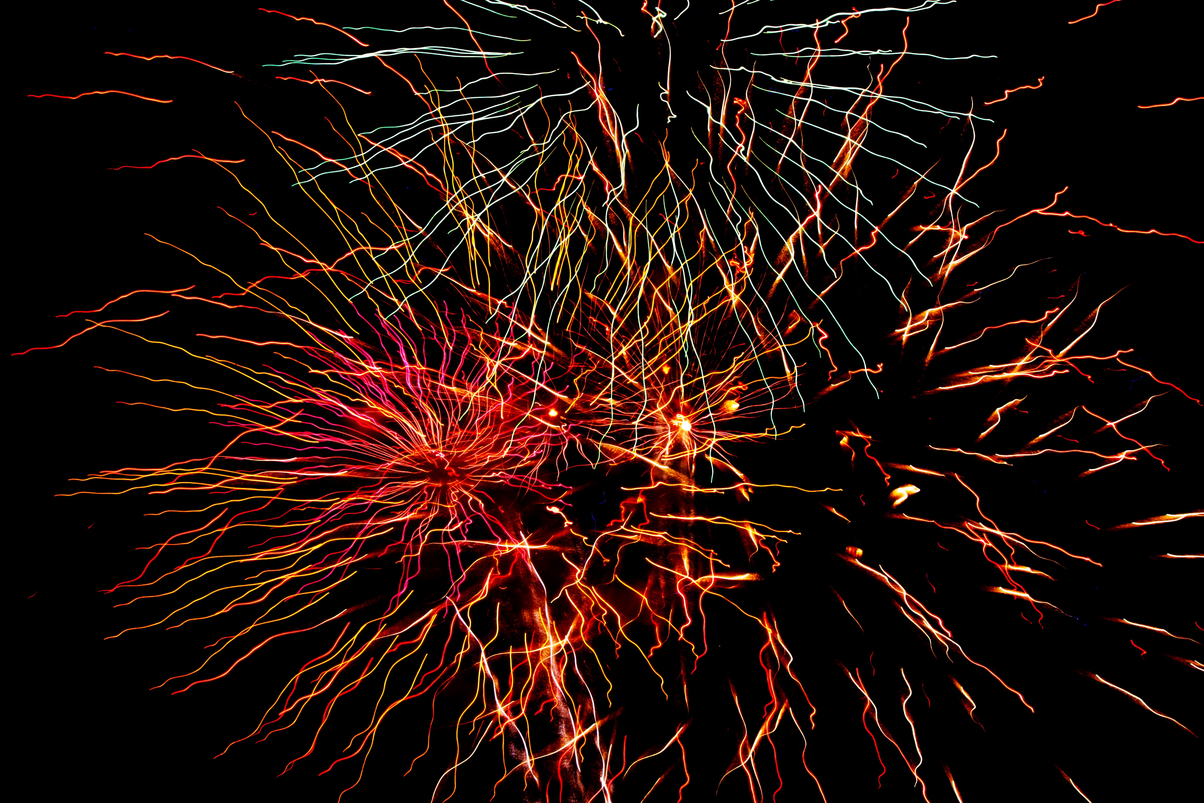 Download mobile wallpaper Holidays, Sparks, Holiday, Salute, Fireworks, Firework for free.