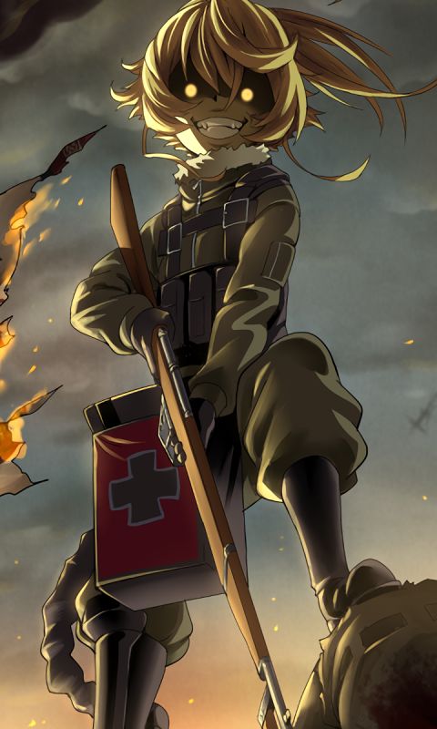 Téléchargez des papiers peints mobile Animé, Youjo Senki, Tanya Degurechaff gratuitement.