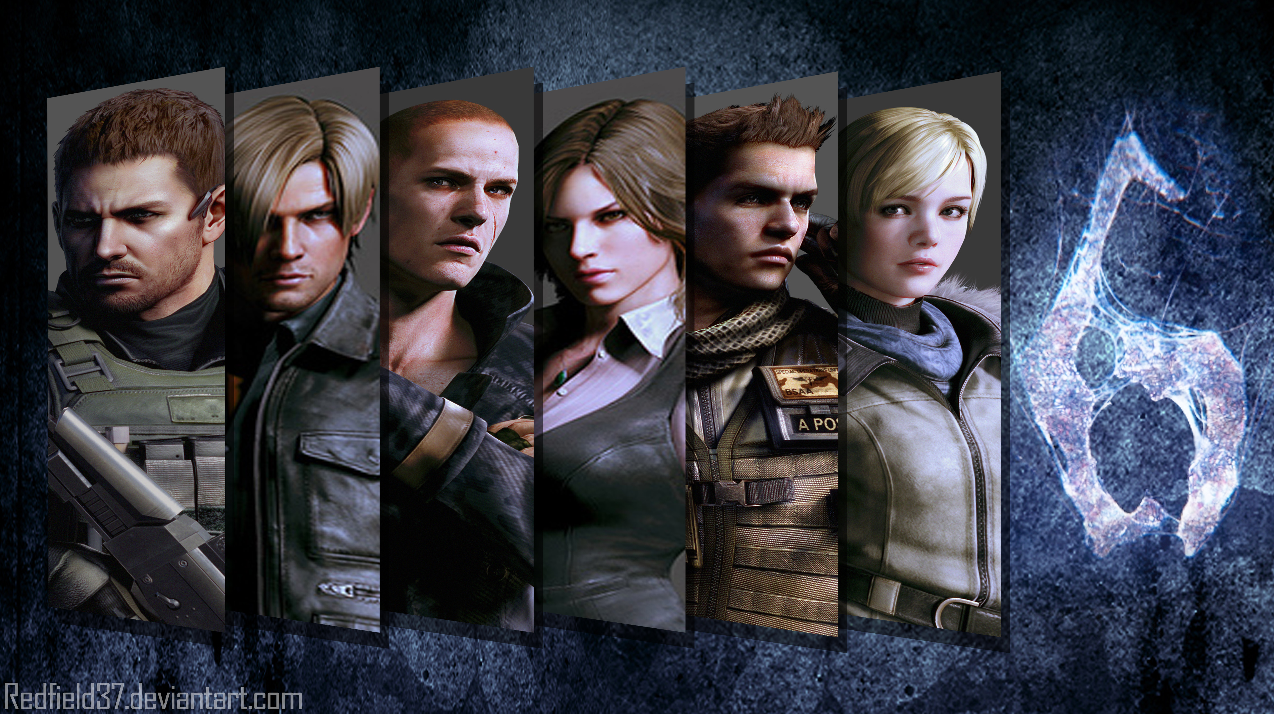 Laden Sie Resident Evil 6 HD-Desktop-Hintergründe herunter