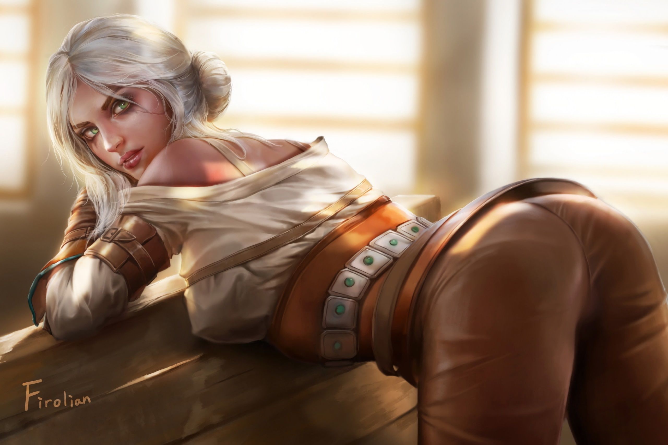 Baixar papel de parede para celular de Videogame, O Mago, Ciri (A Bruxa) gratuito.