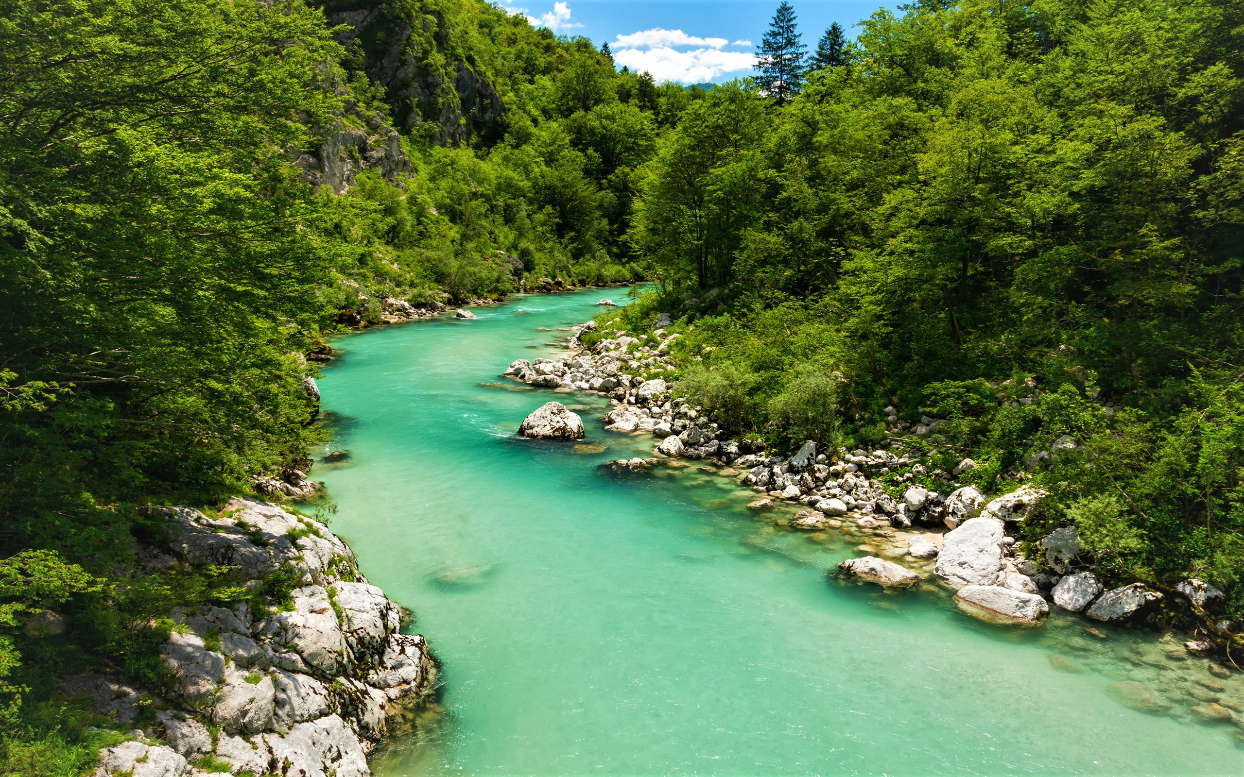 slovenia, earth, river, soča river