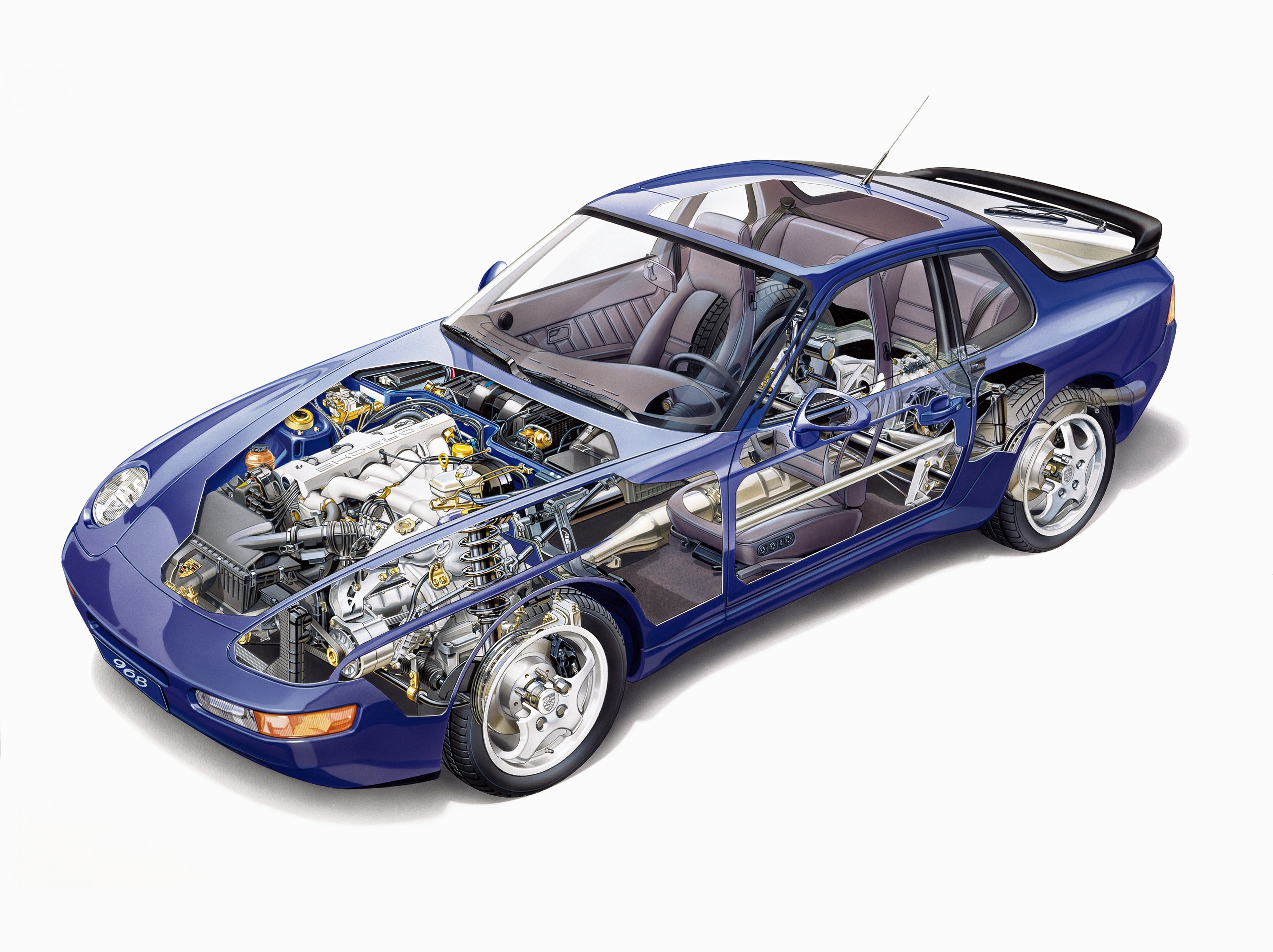 Baixar papéis de parede de desktop Porsche 968 HD