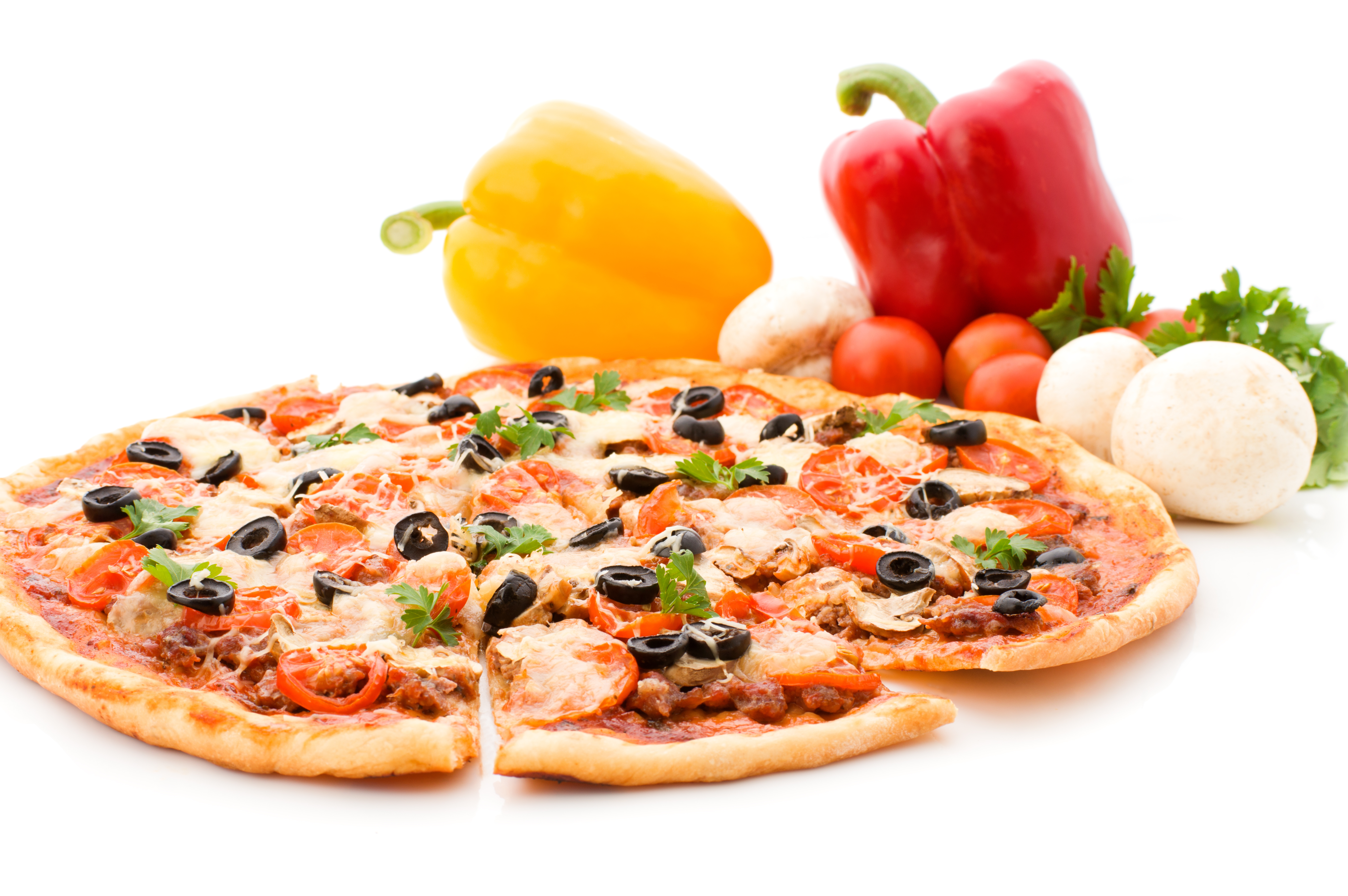 Завантажити шпалери безкоштовно Піца, Перець, Натюрморт, Харчування картинка на робочий стіл ПК