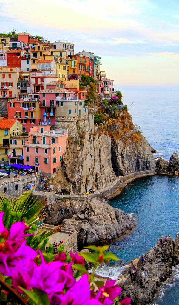 Descarga gratuita de fondo de pantalla para móvil de Italia, Pueblos, Manarola, Cinque Terre, Hecho Por El Hombre, Liguria.