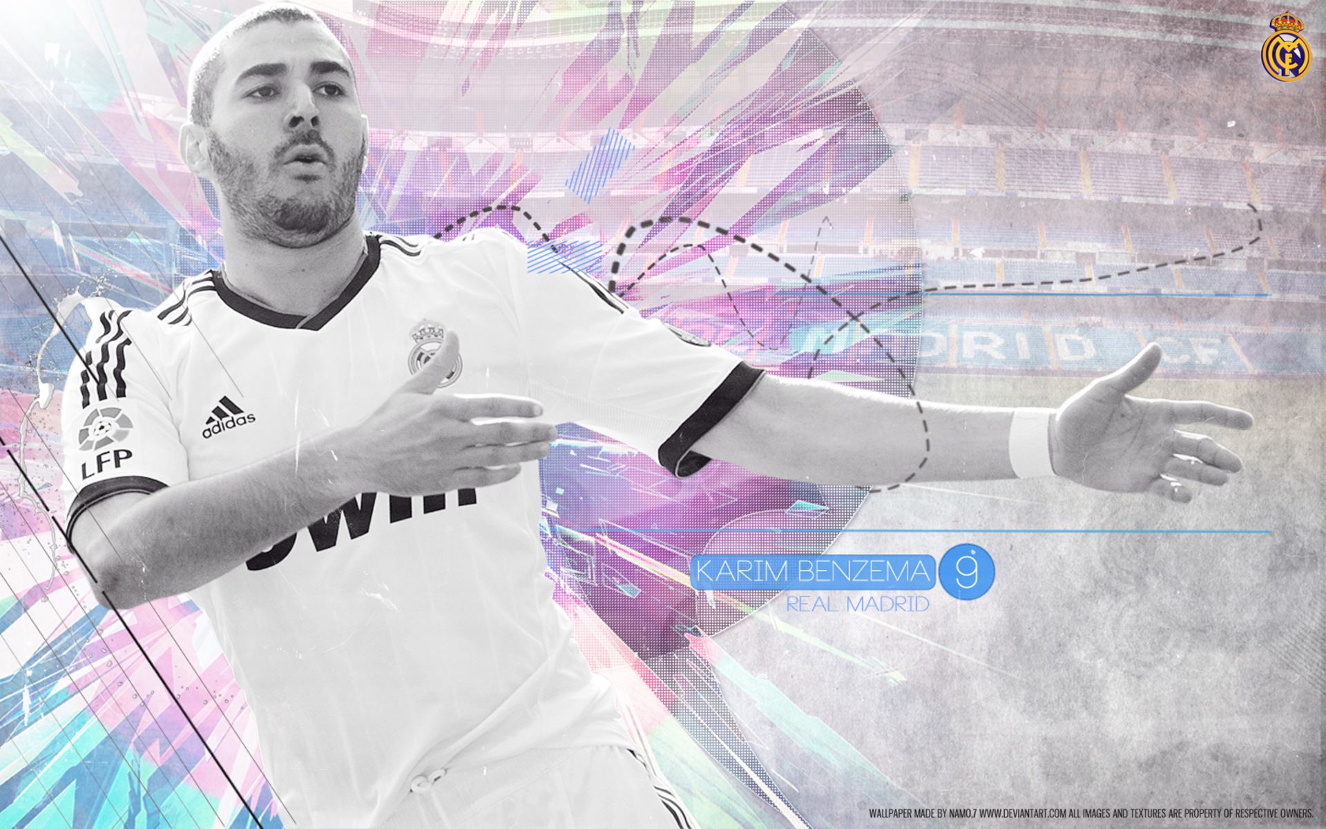 Téléchargez gratuitement l'image Des Sports, Football, Real Madrid Cf, Karim Benzéma sur le bureau de votre PC