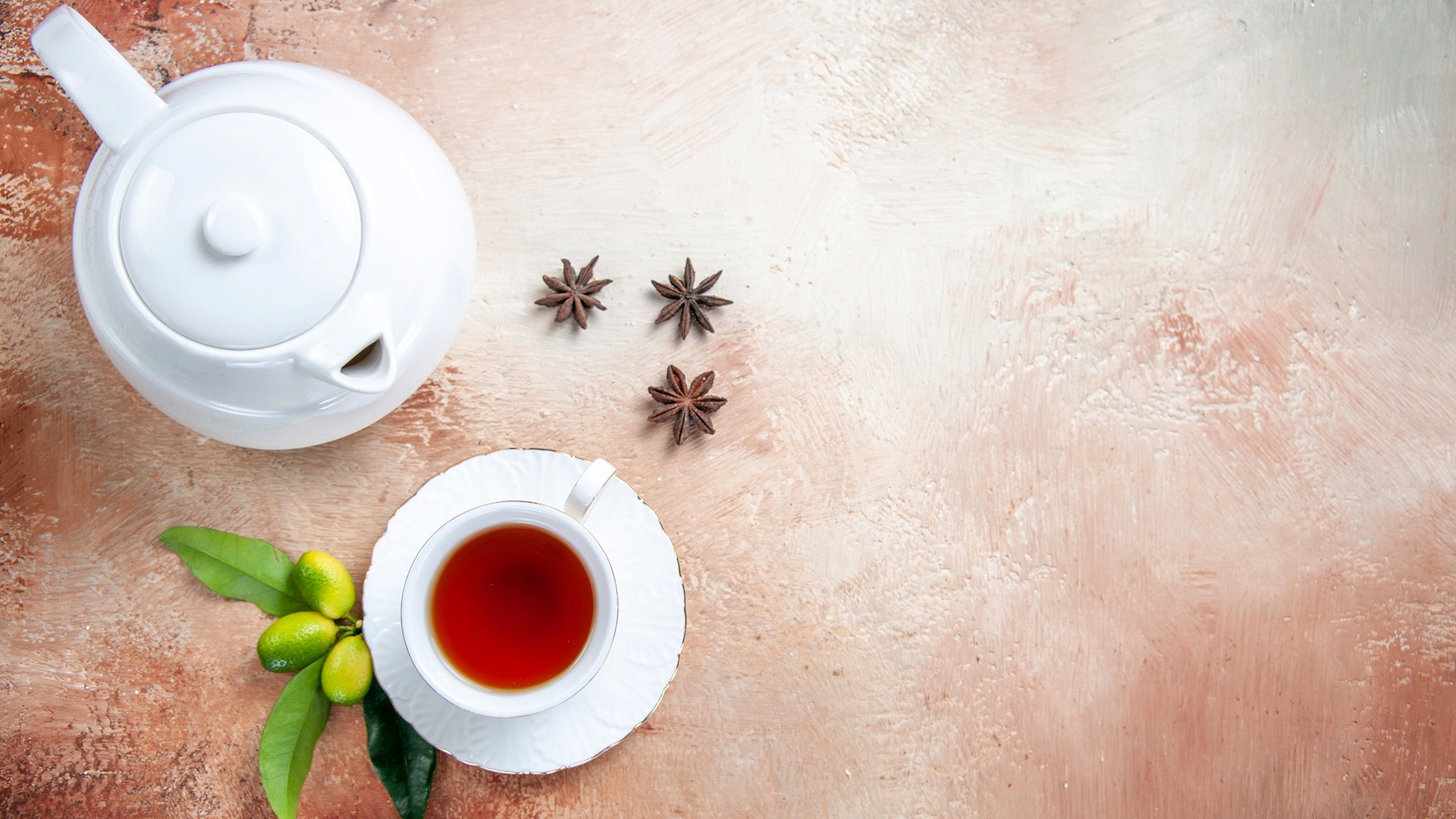 Download mobile wallpaper Food, Still Life, Cup, Drink, Tea, Teapot for free.