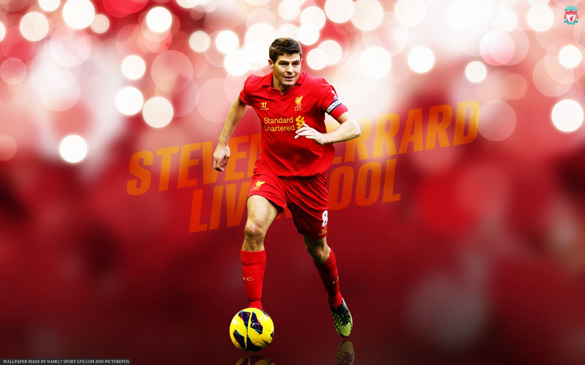 Download mobile wallpaper Sports, Soccer, Liverpool F C, Steven Gerrard for free.