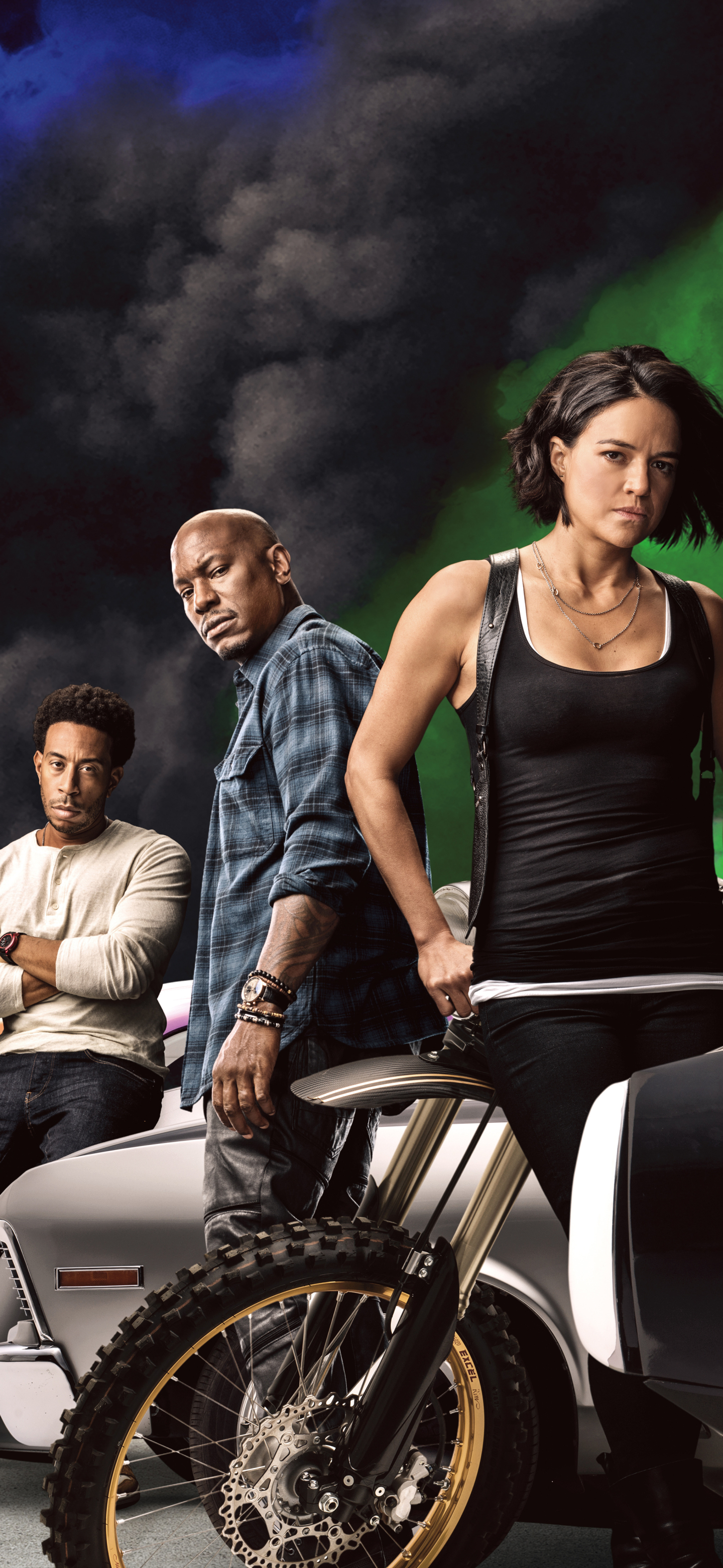 Download mobile wallpaper Fast & Furious, Movie, Tyrese Gibson, Ludacris, Roman Pearce, Tej (Fast & Furious), Michelle Rodriguez, Letty Ortiz, Fast & Furious 9 for free.