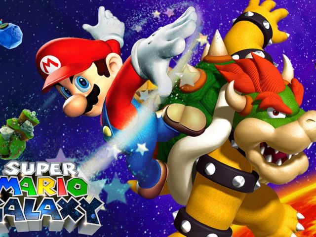 Download mobile wallpaper Mario, Video Game, Super Mario Galaxy, Bowser for free.