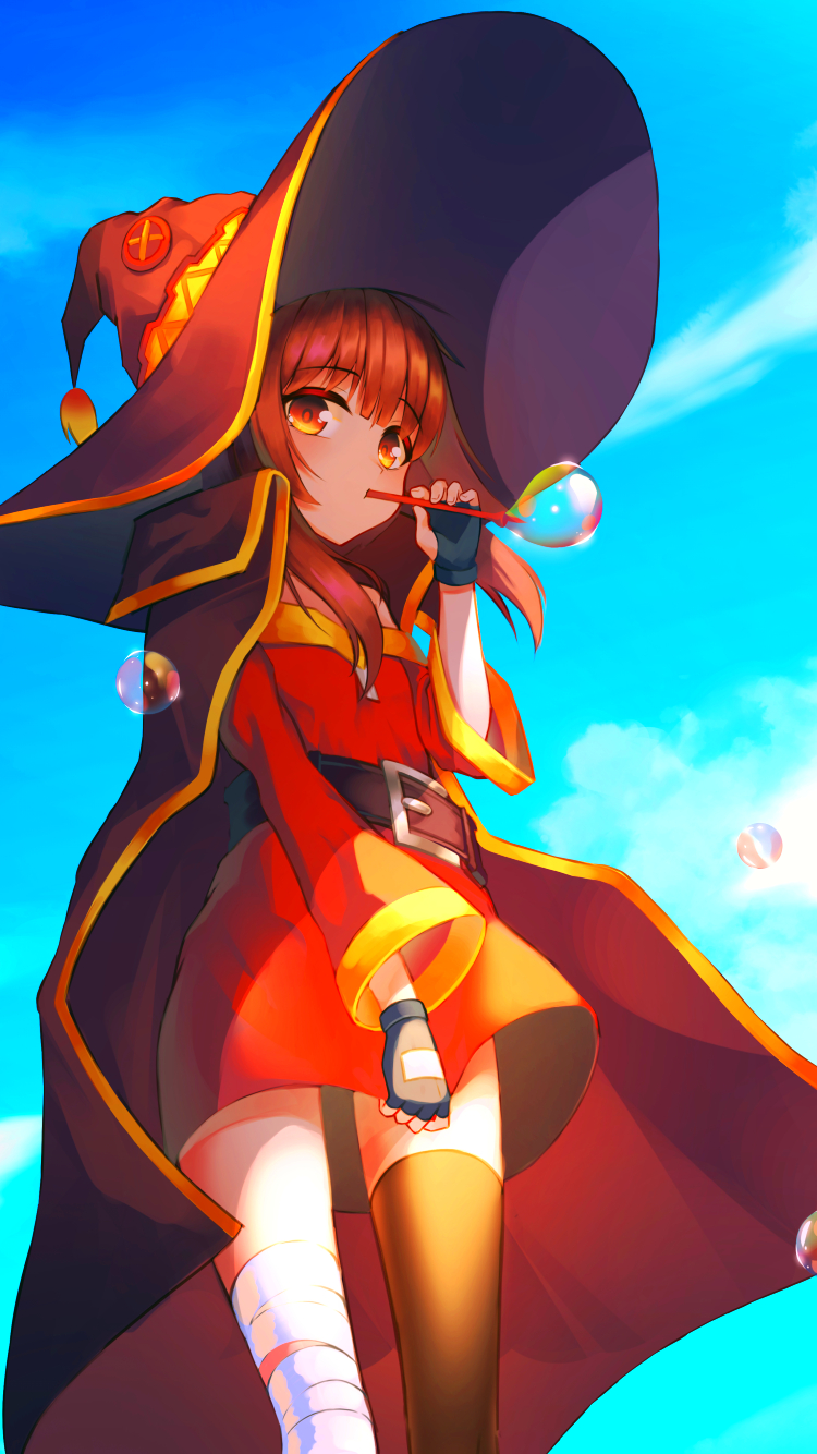 Descarga gratuita de fondo de pantalla para móvil de Animado, Konosuba: God's Blessing On This Wonderful World!, Megumin (Kono Suba), Konosuba.