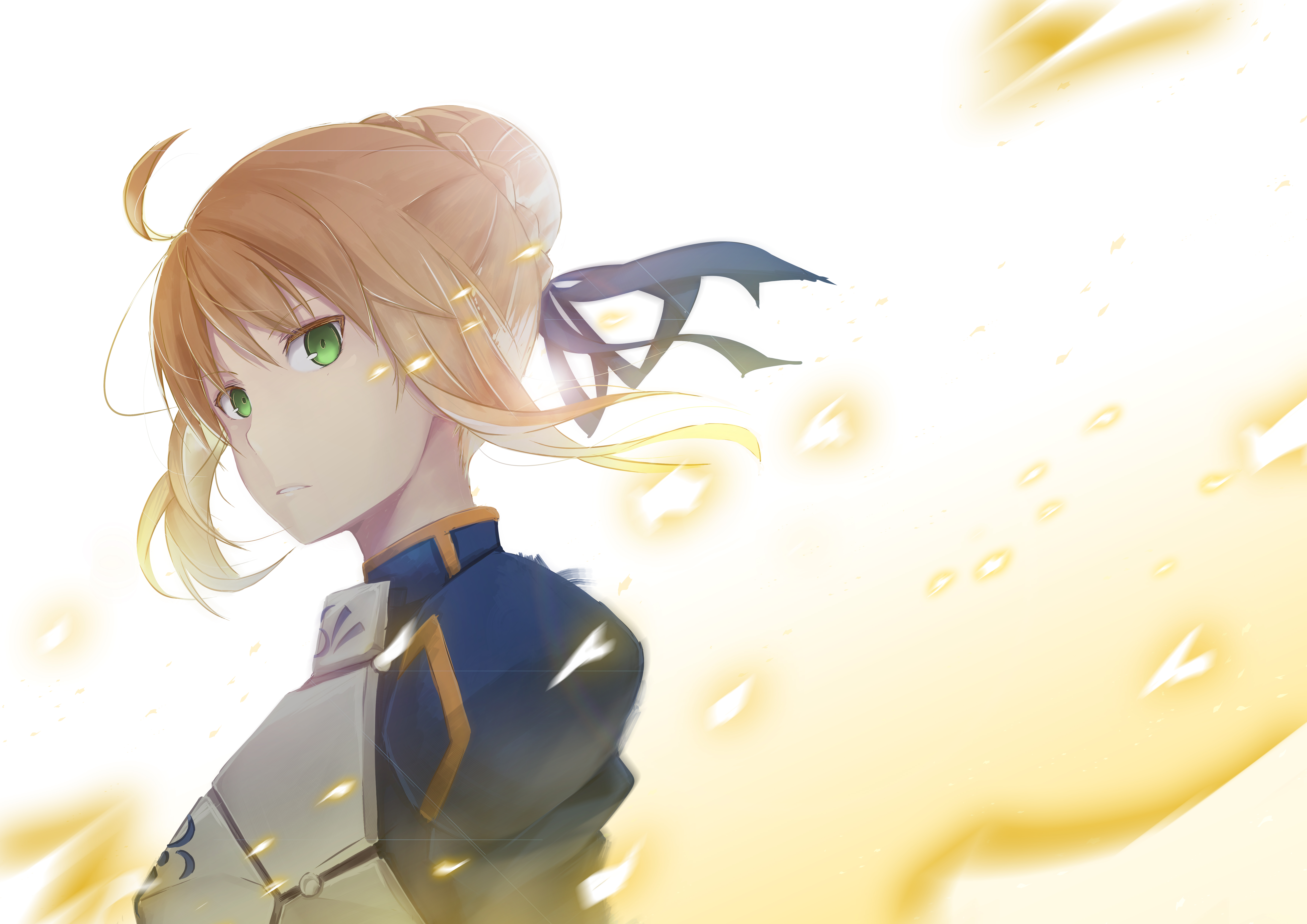 Free download wallpaper Anime, Blonde, Green Eyes, Saber (Fate Series), Fate/stay Night, Fate Series on your PC desktop